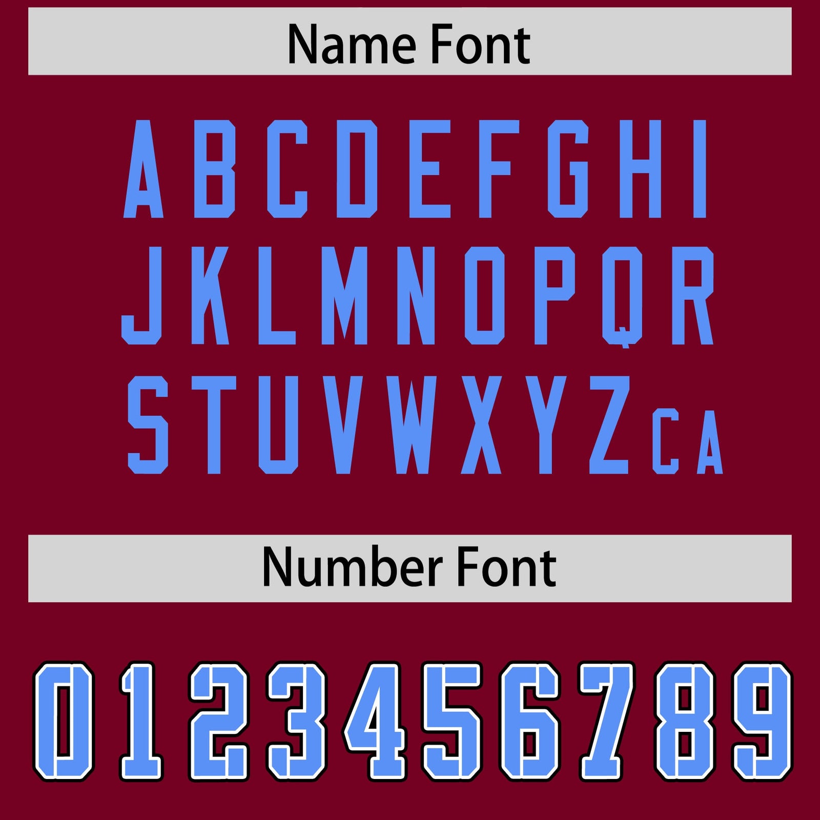 Custom Crimson Powder Blue Personalized Neckline Square Classic Authentic Football Jersey