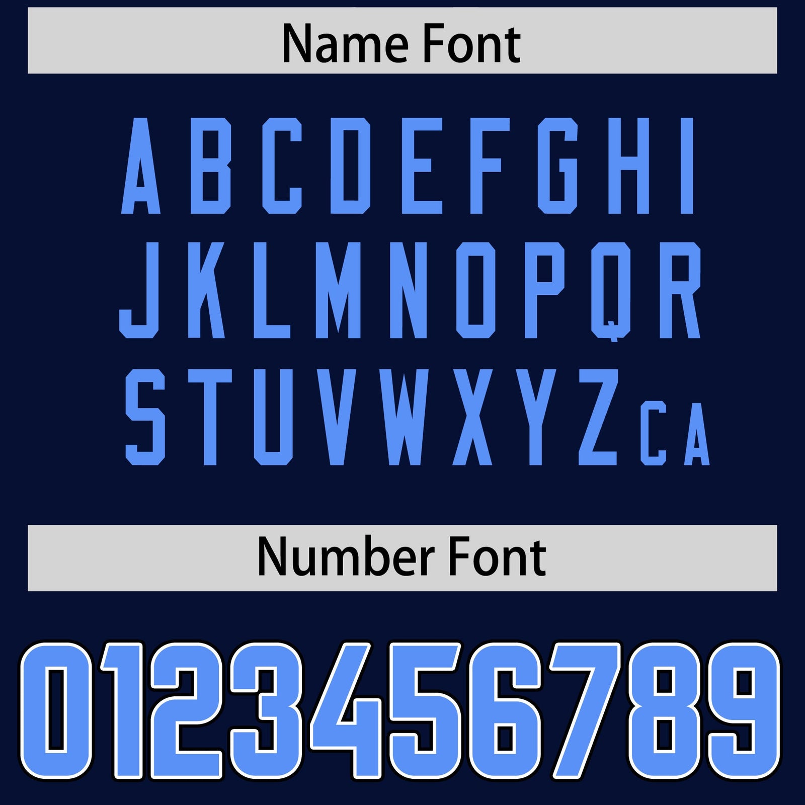 Custom Navy Powder Blue Personalized Neckline Square Classic Authentic Football Jersey