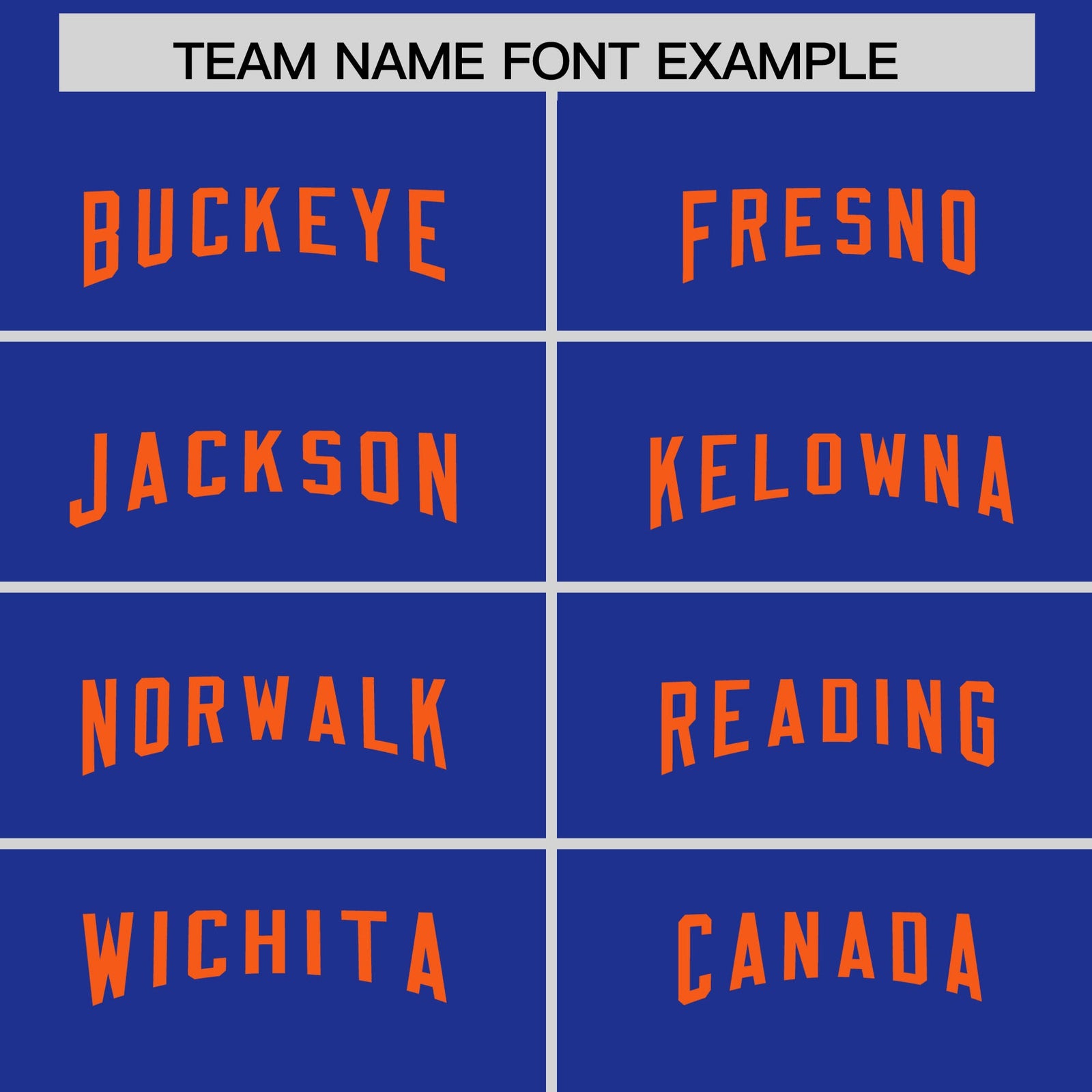 Custom Royal Orange Personalized Neckline Square Classic Authentic Football Jersey