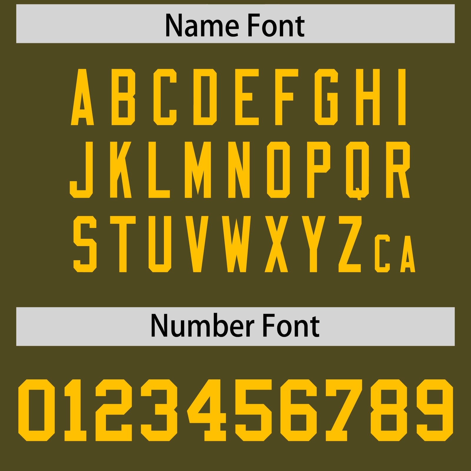 Custom Olive Yellow Personalized Neckline Square Classic Authentic Football Jersey