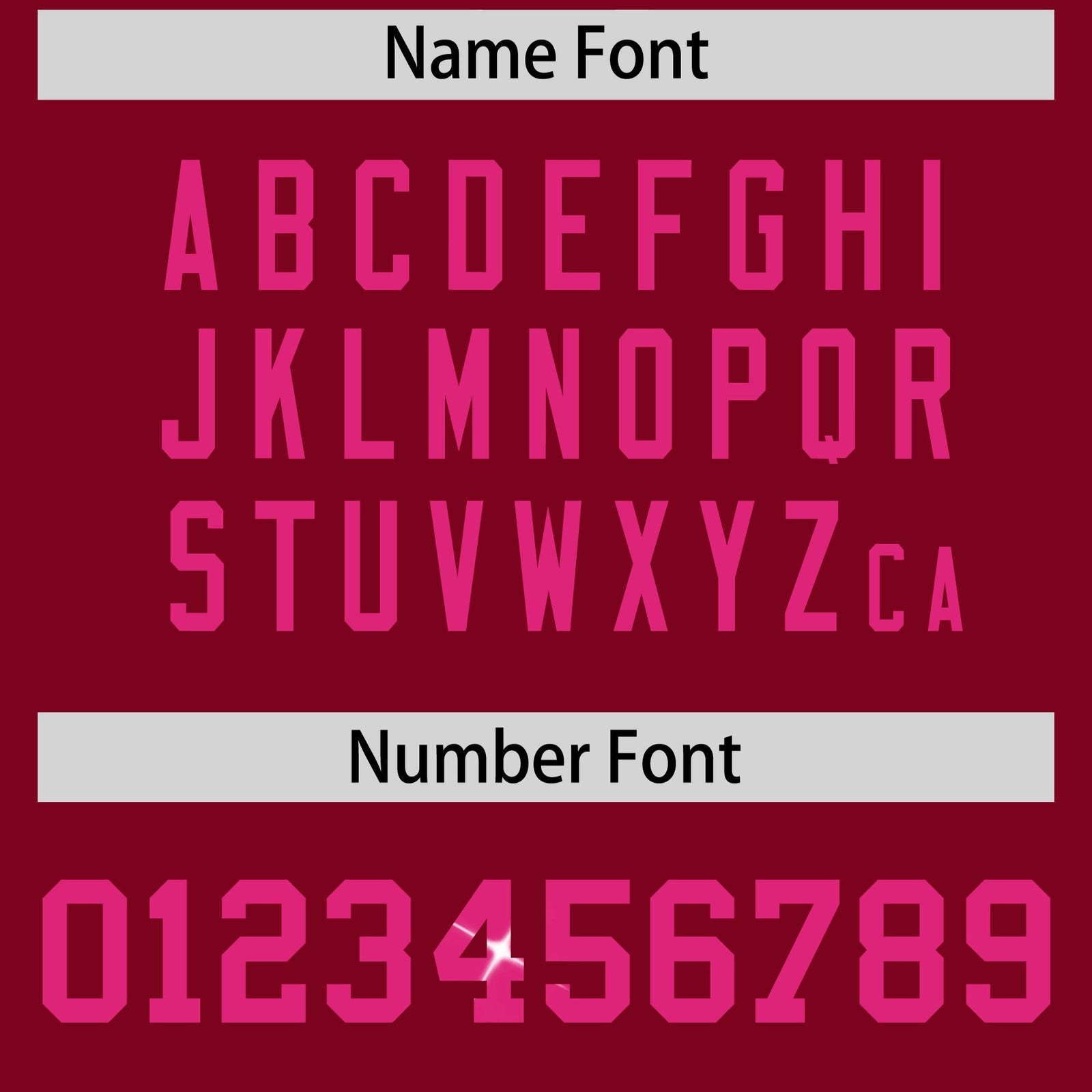 Custom Crimson Pink sequin lettering Breathable Football Jersey| KXKSHOP