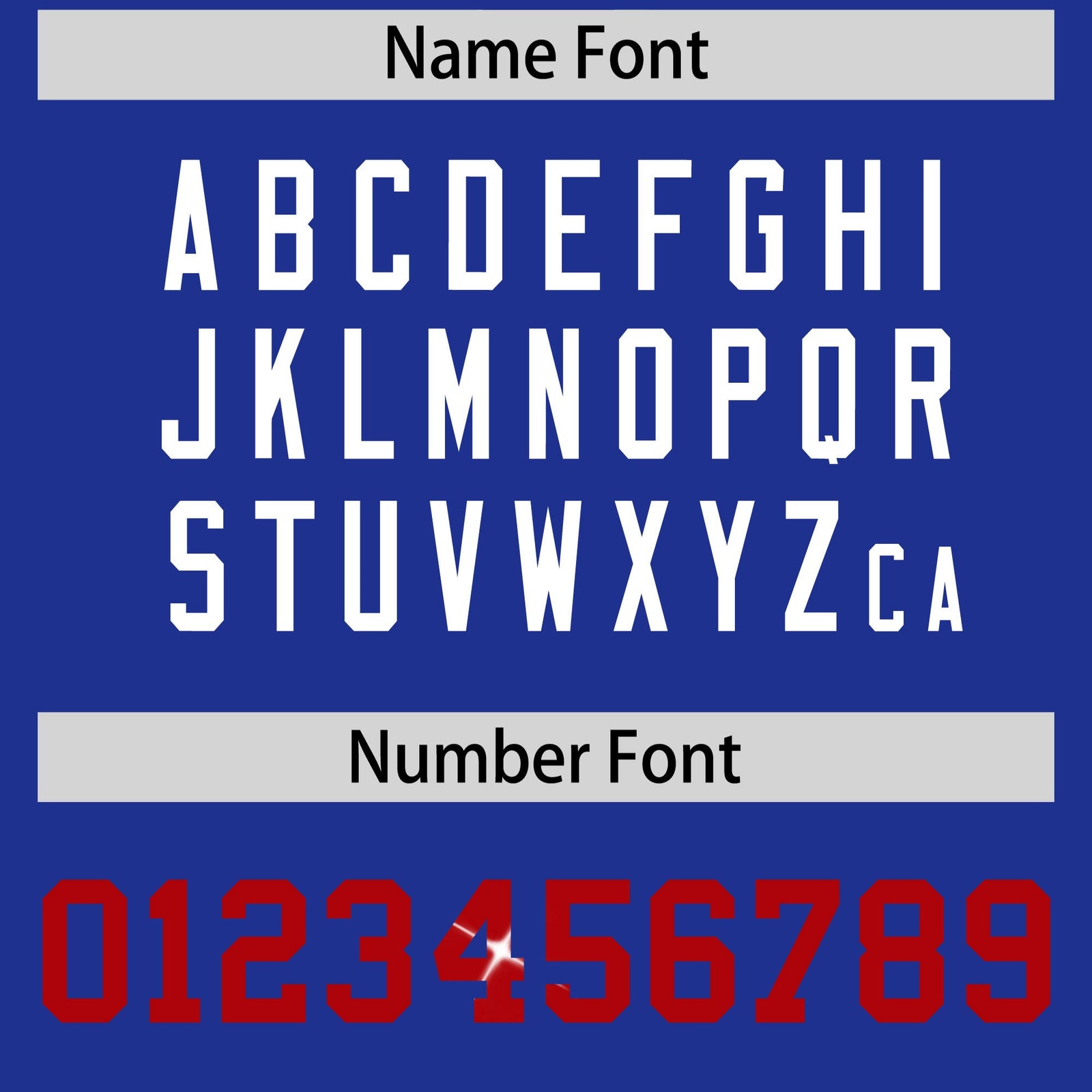 Custom Royal Blue White sequin lettering Breathable Football Jersey| KXKSHOP
