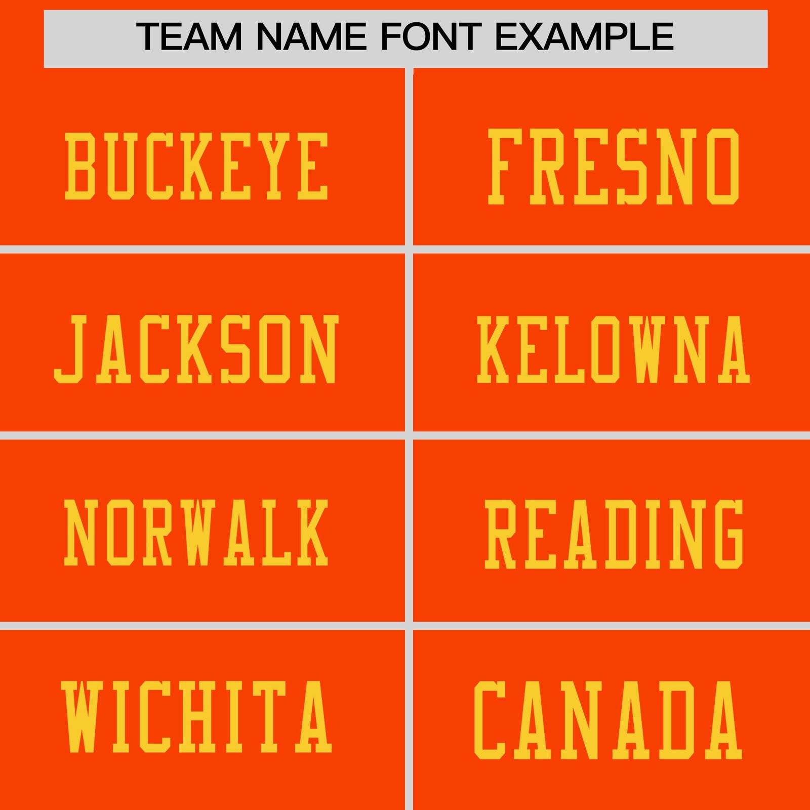 Custom Orange Gold sequin lettering Stretch Fabric Football Jersey| KXKSHOP