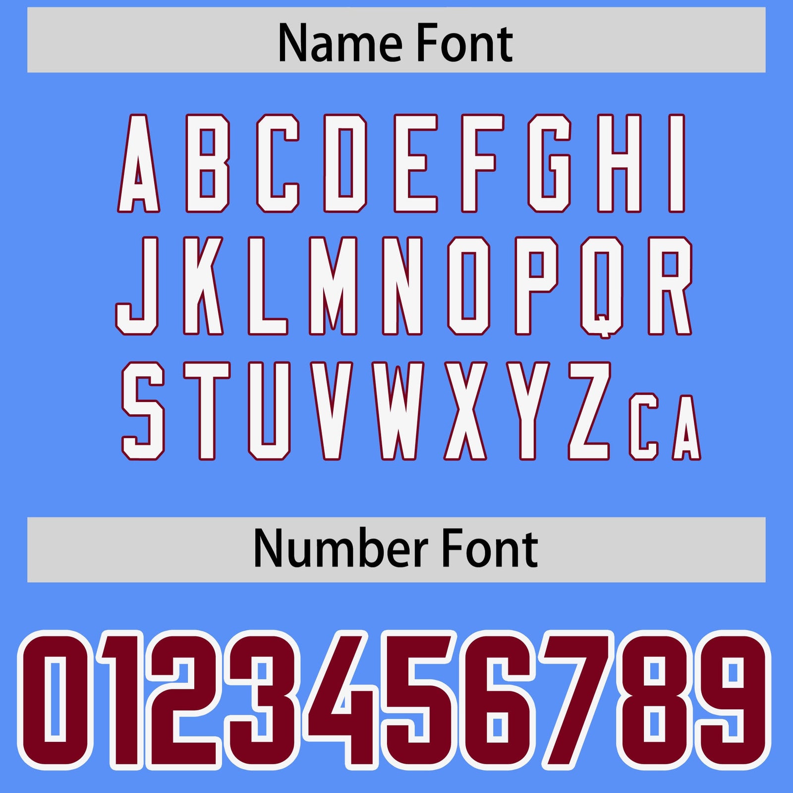 Custom Powder Blue Personalized Shoulder Cut Two-Tone Authentic Football Jersey