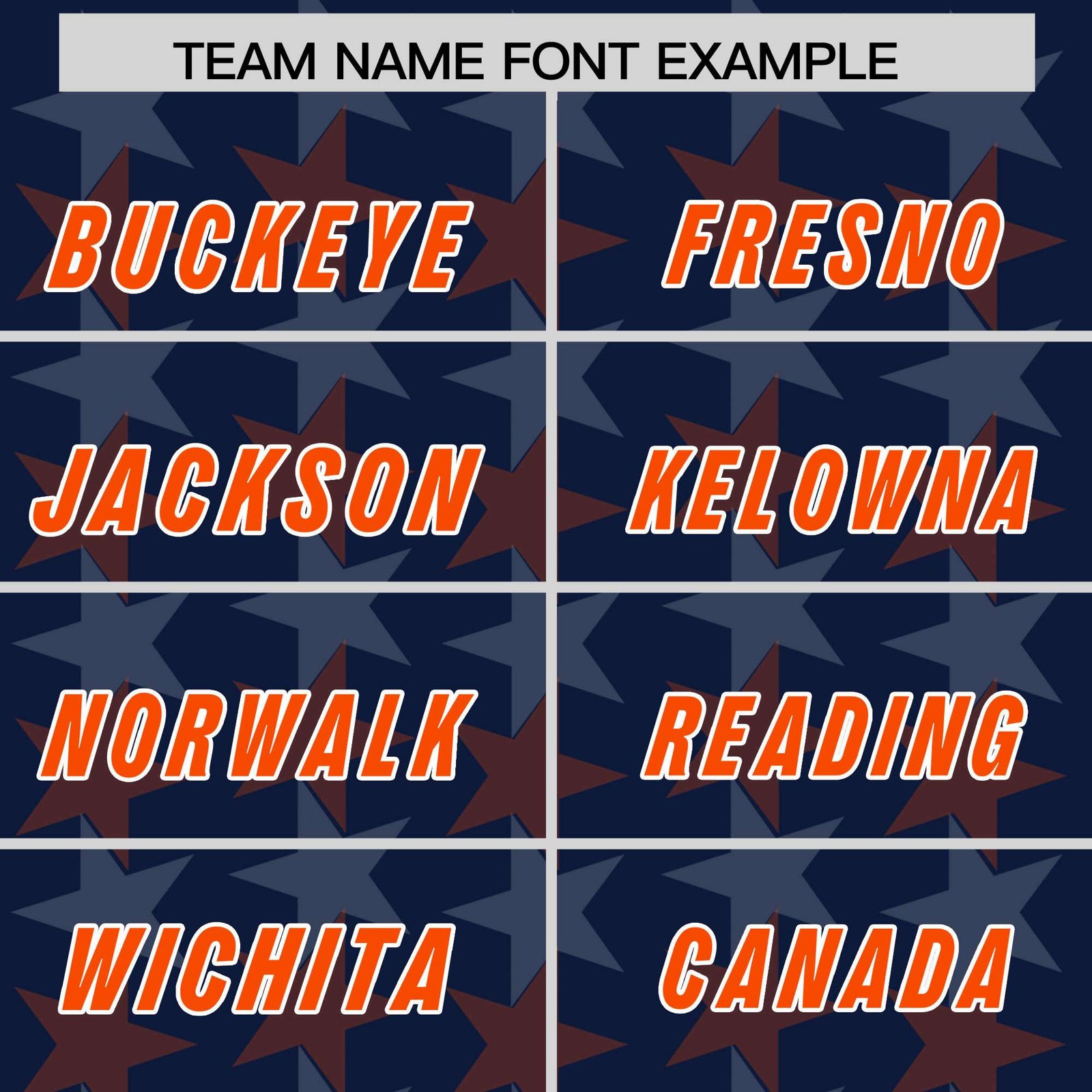 Custom Navy Orange Personalized All Star Graffiti Pattern Authentic Football Jersey