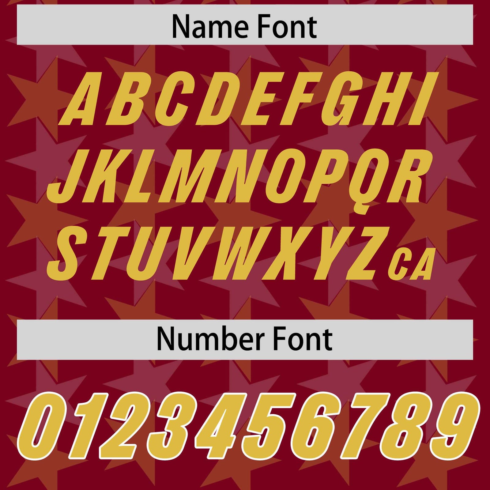 Custom Crimson Gold Personalized All Star Graffiti Pattern Authentic Football Jersey