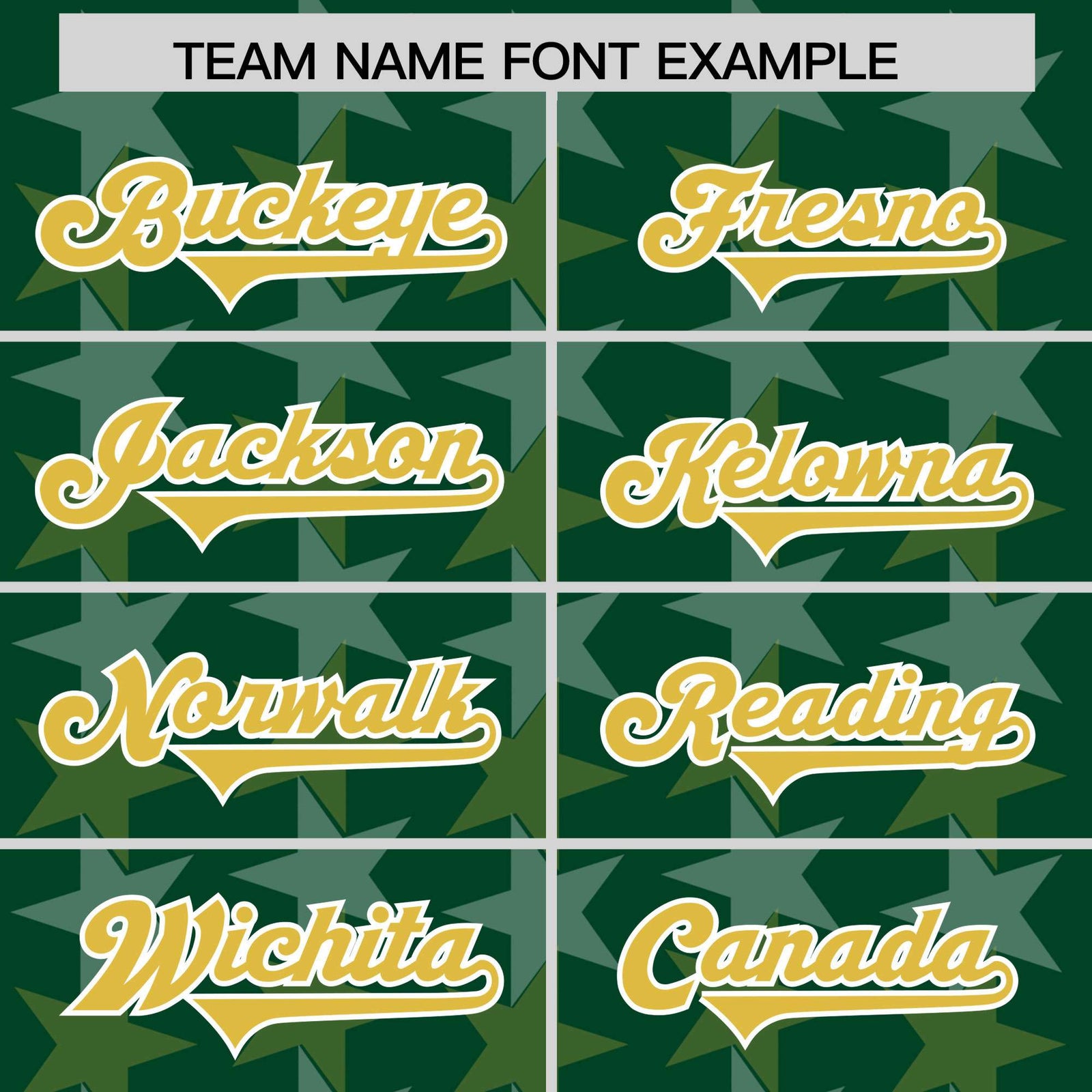 Custom Green Old Gold Personalized All Star Graffiti Pattern Authentic Football Jersey