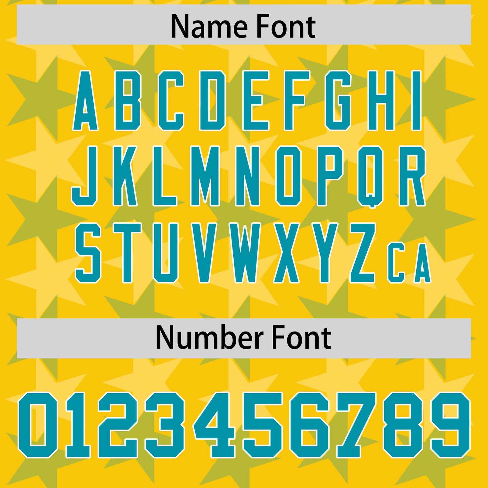 Custom Gold Aqua Personalized All Star Graffiti Pattern Authentic Football Jersey