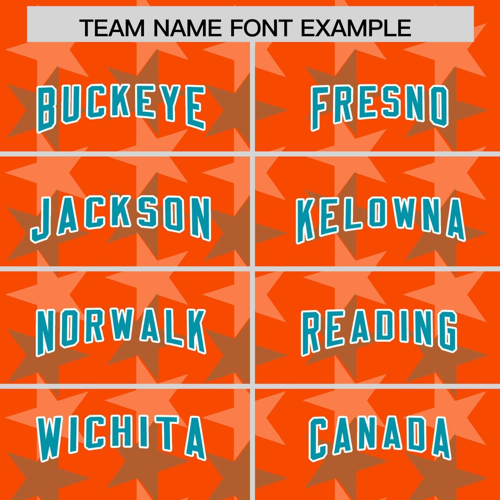 Custom Orange Aqua Personalized All Star Graffiti Pattern Authentic Football Jersey