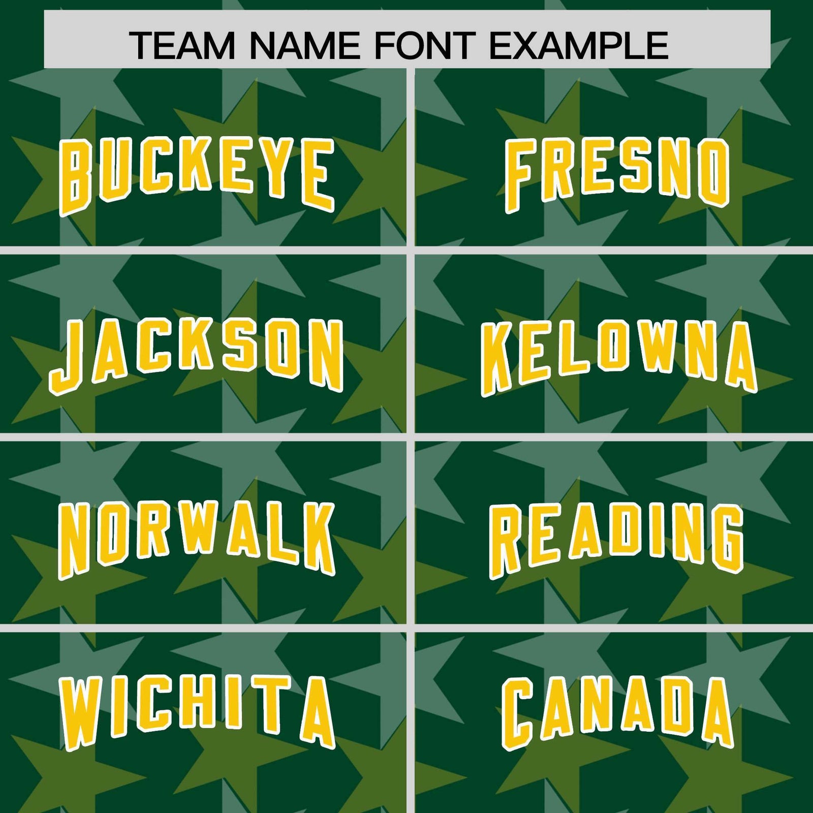 Custom Green Gold Personalized All Star Graffiti Pattern Authentic Football Jersey