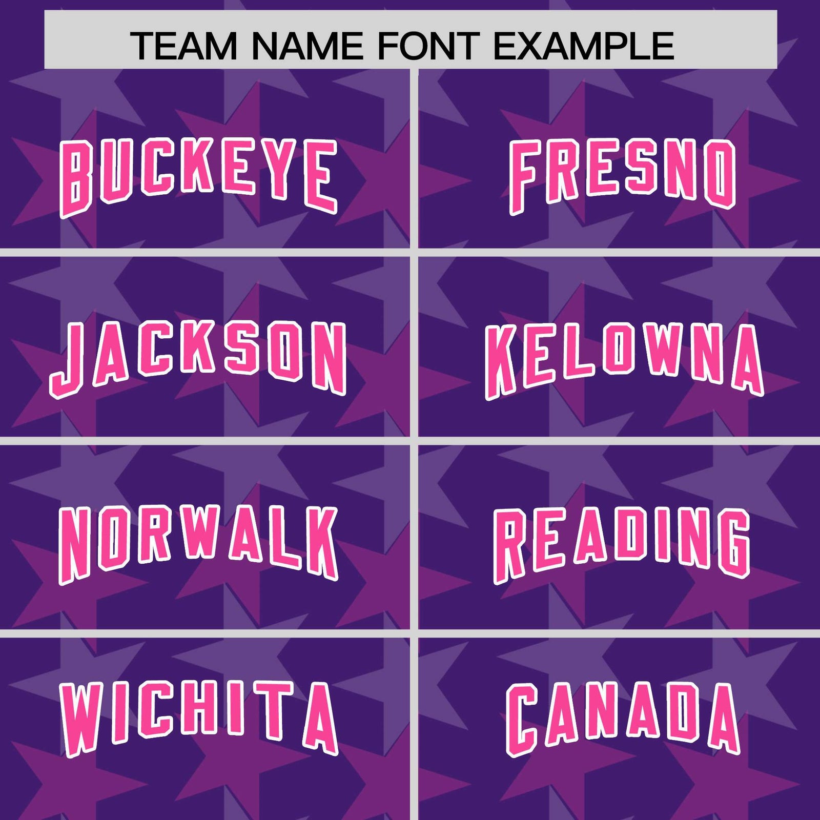 Custom Purple Pink Personalized All Star Graffiti Pattern Authentic Football Jersey