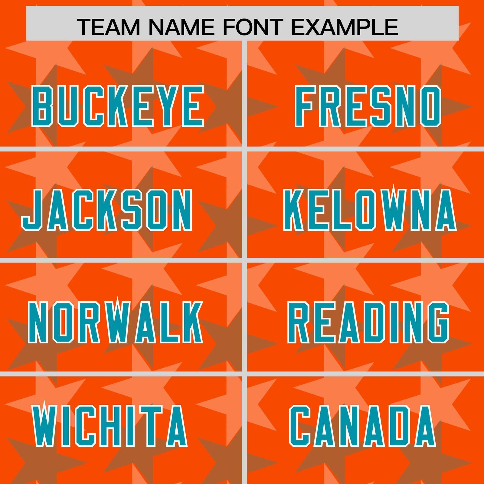 Custom Orange Aqua Personalized All Star Graffiti Pattern Authentic Football Jersey