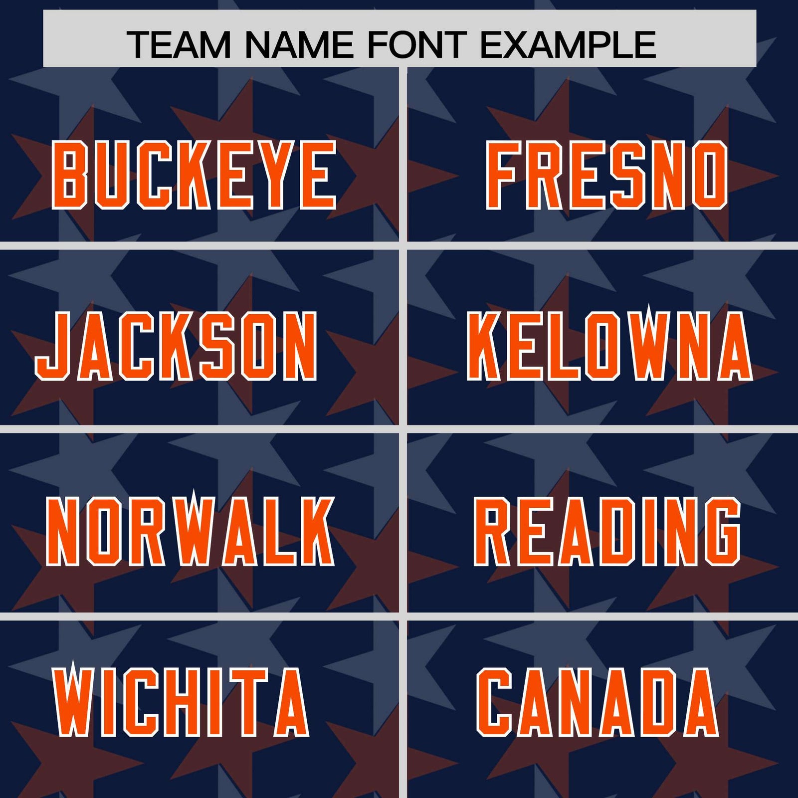 Custom Navy Orange Personalized All Star Graffiti Pattern Authentic Football Jersey
