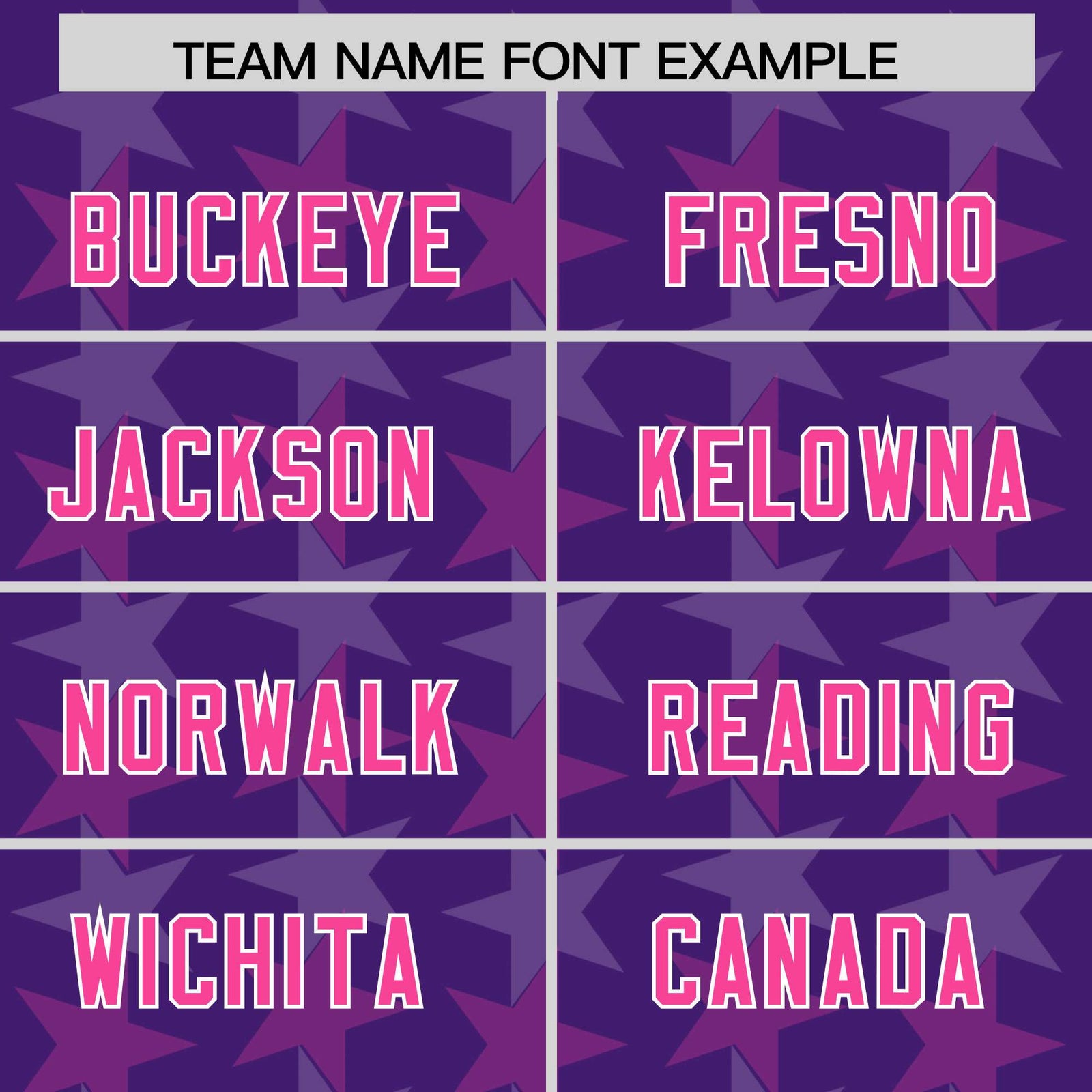 Custom Purple Pink Personalized All Star Graffiti Pattern Authentic Football Jersey