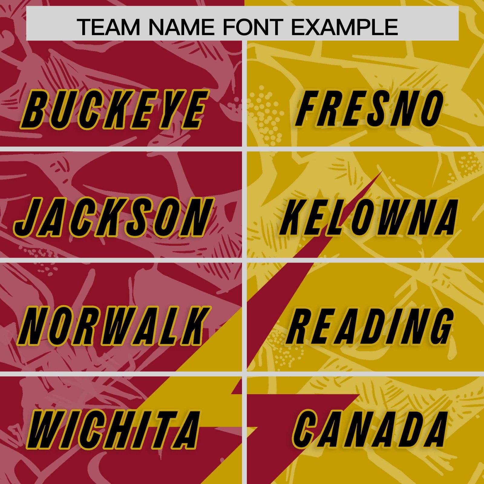 Custom Old Gold Cardinal Split Personalized Lightning Pattern Football Jersey