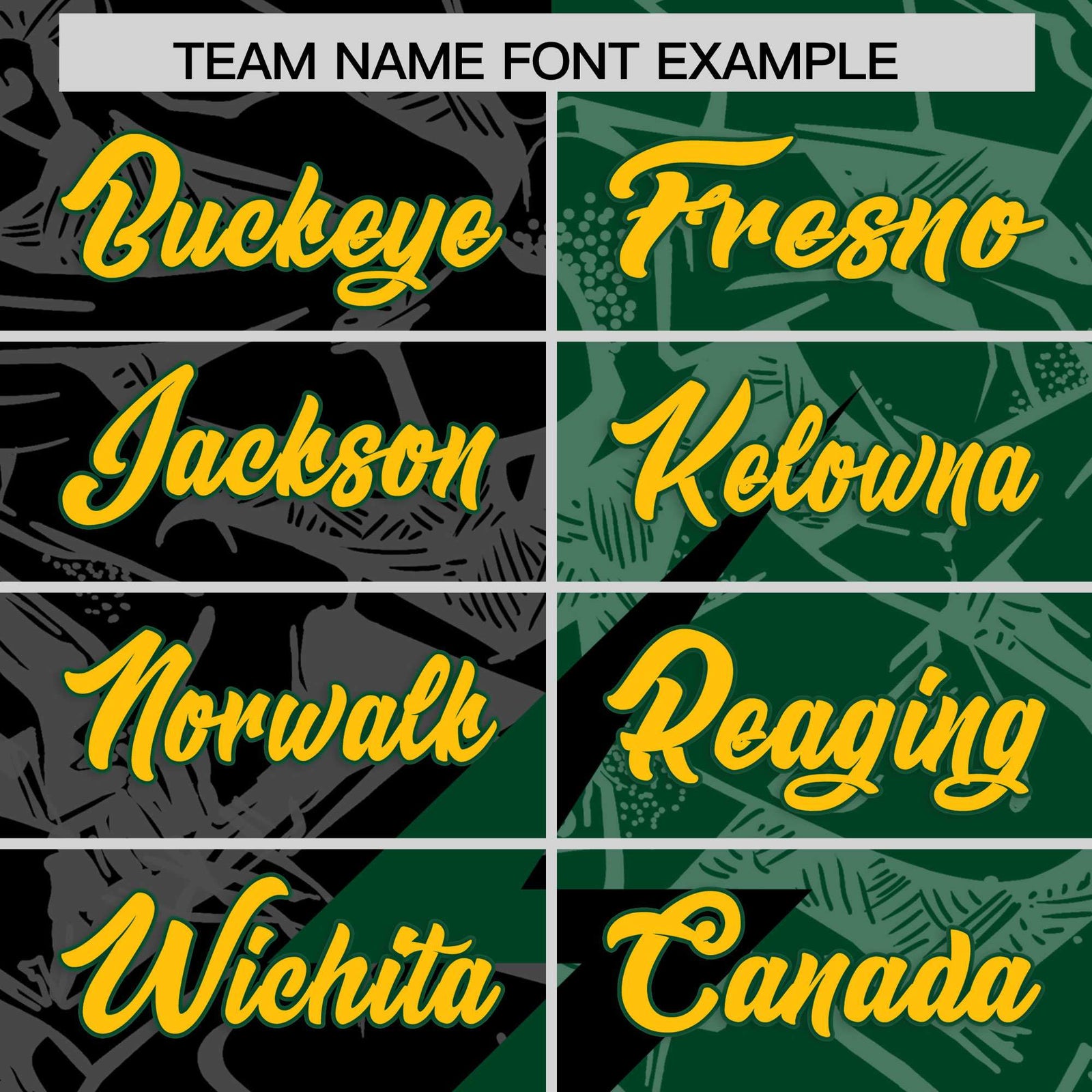 Custom Black Green Split Personalized Lightning Pattern Football Jersey