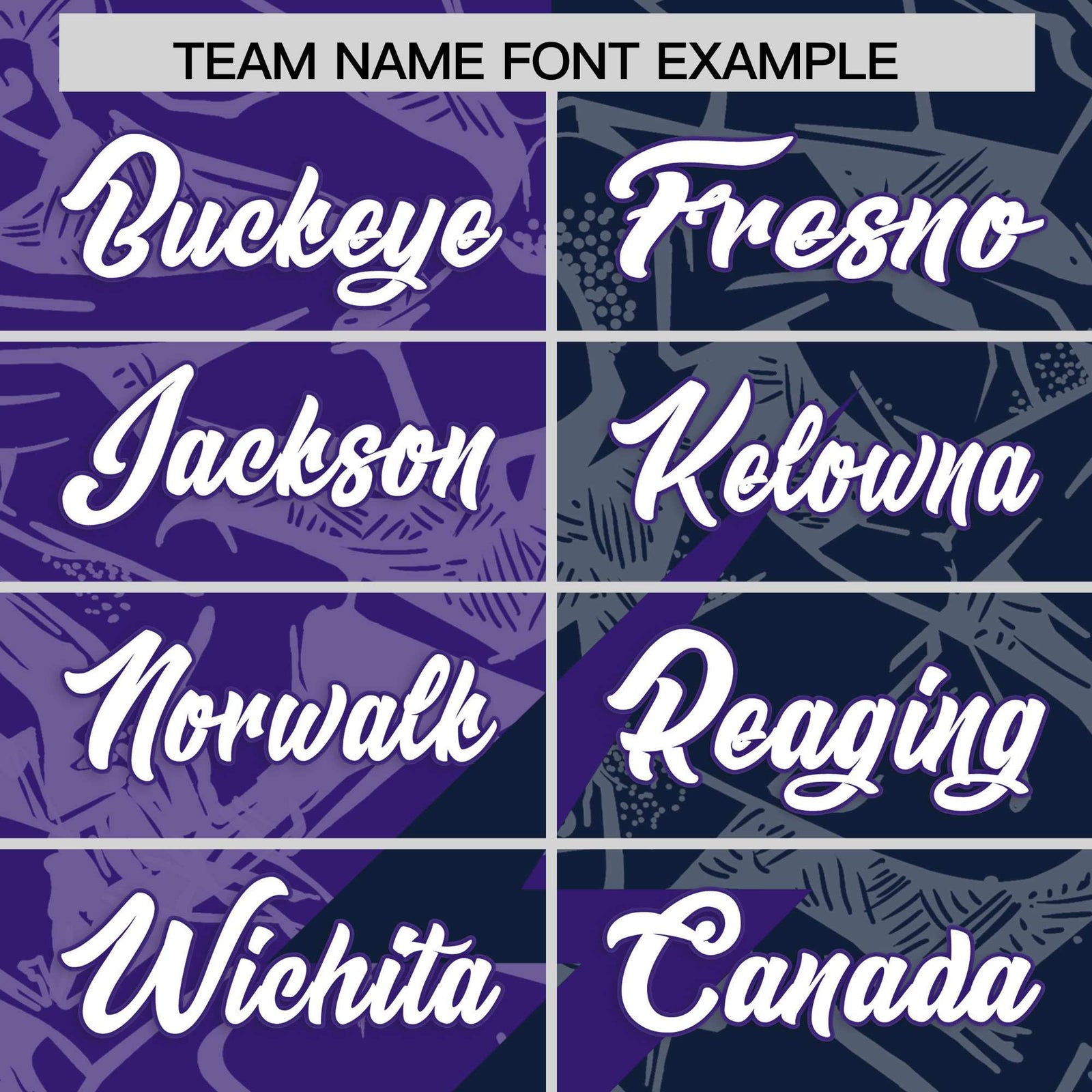 Custom Navy Purple Split Personalized Lightning Pattern Football Jersey