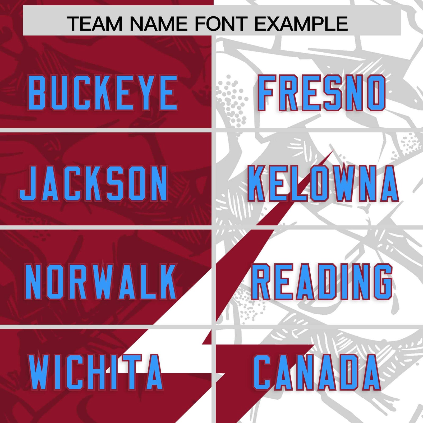 Custom Cardinal White Split Personalized Lightning Pattern Football Jersey