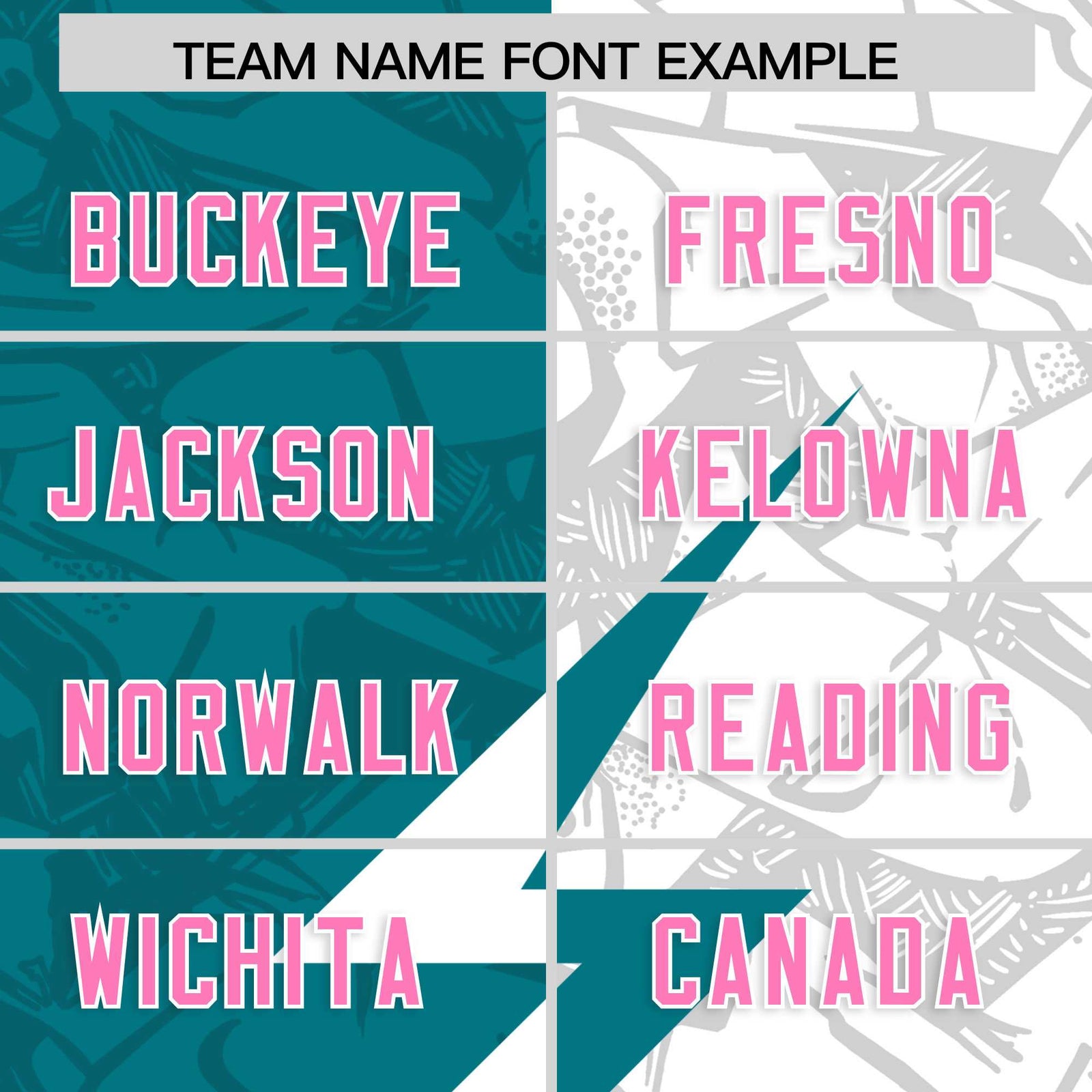 Custom Aqua White Split Personalized Lightning Pattern Football Jersey