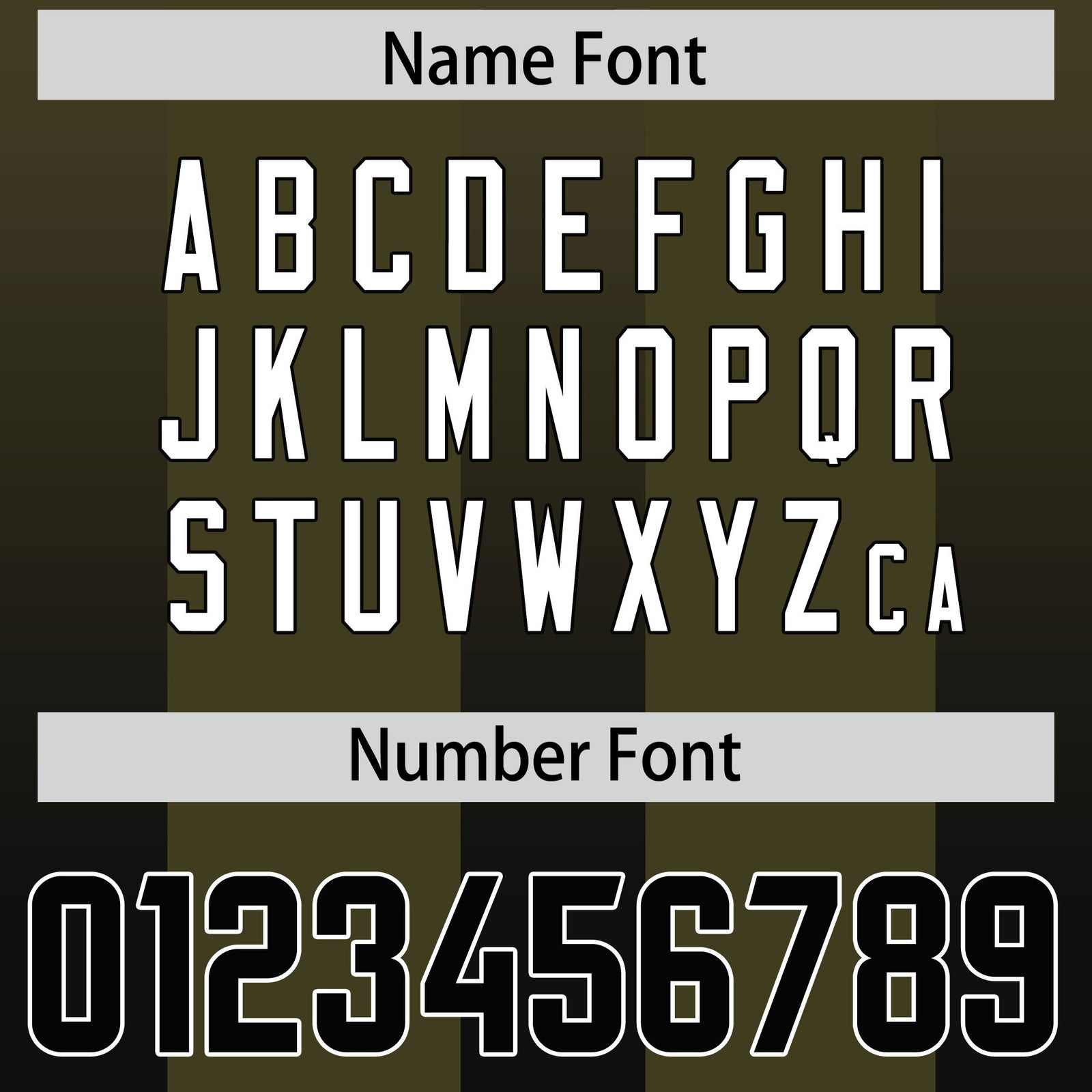 Custom Olive Black Vertical Width Stripe Gradient Fashion Personalized Team Football Jersey