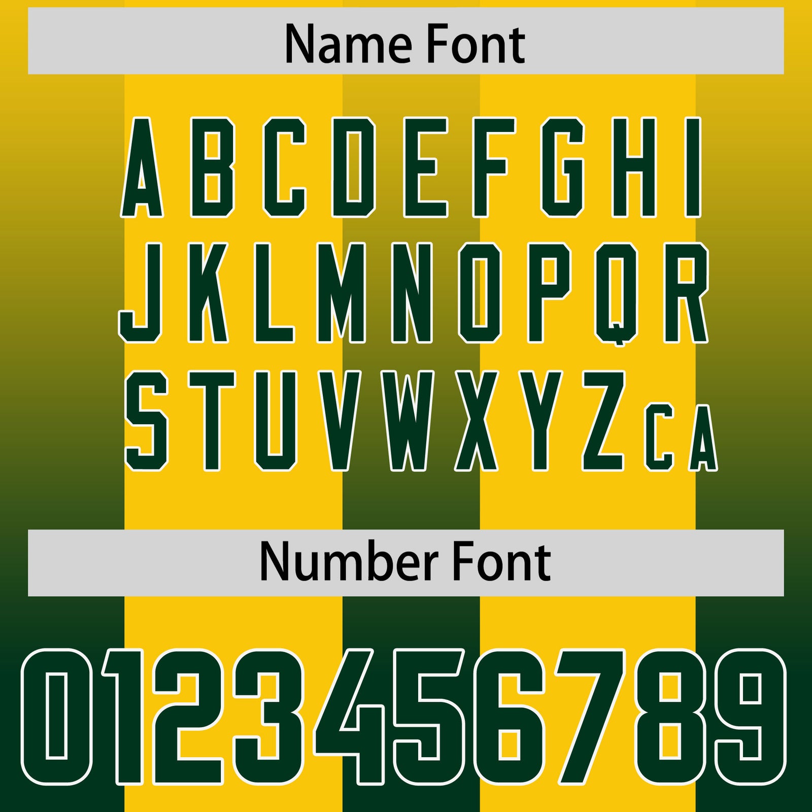 Custom Yellow Green Vertical Width Stripe Gradient Fashion Personalized Team Football Jersey