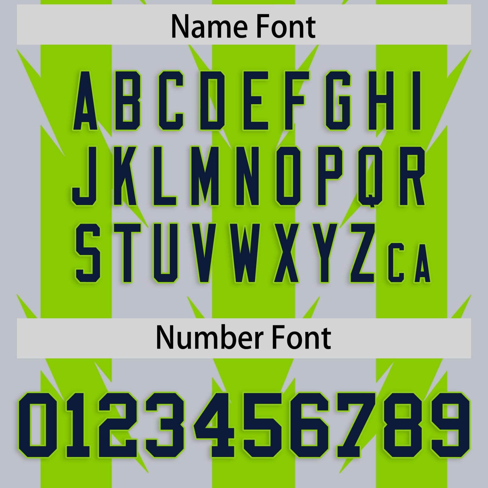 Custom Gray and Neon Green Graffiti Pattern Practice Flag Football Jerseys For Youth & Mens| KXKSHOP