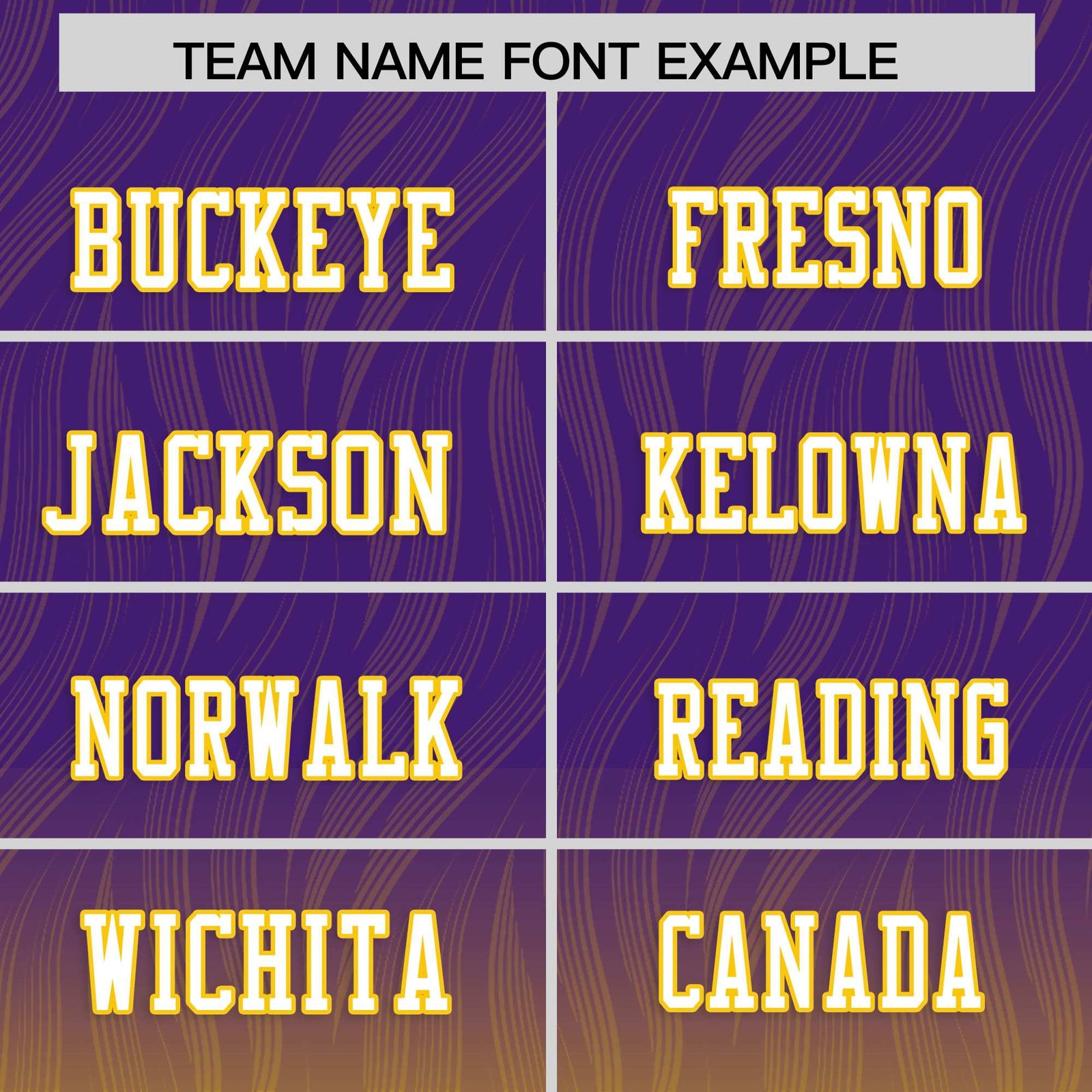 Custom Purple and Gold Customize Flag Football Jersey-7v7 Football Uniforms | KXKSHOP