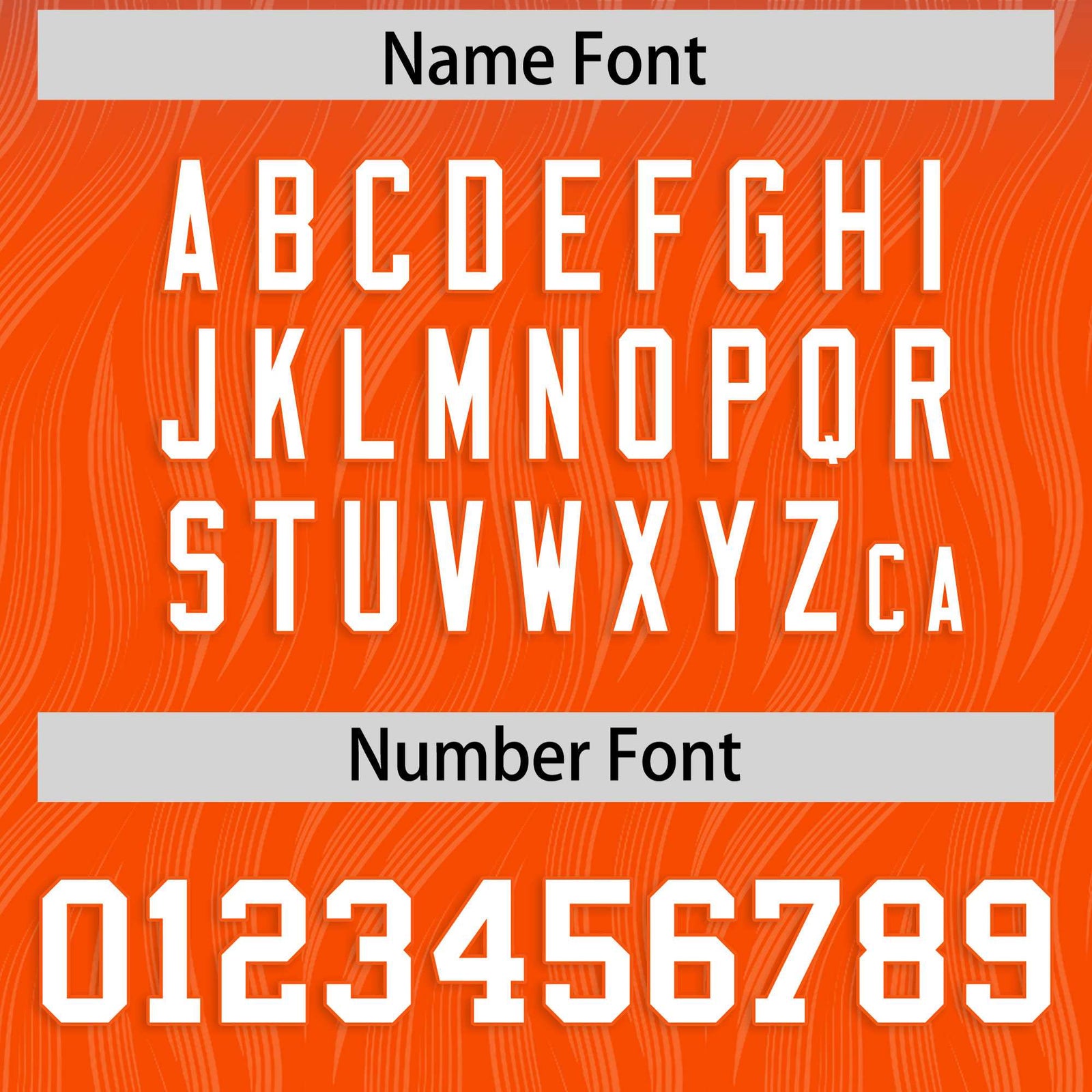 Custom Royal and Orange Customize Flag Football Jersey-7v7 Football Uniforms | KXKSHOP