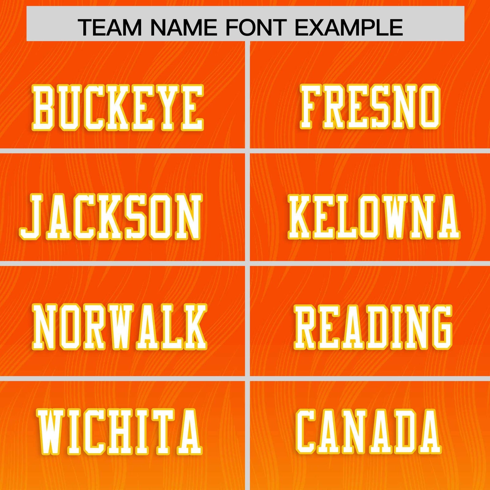 Custom Orange and Gold Customize Flag Football Jersey-7v7 Football Uniforms | KXKSHOP