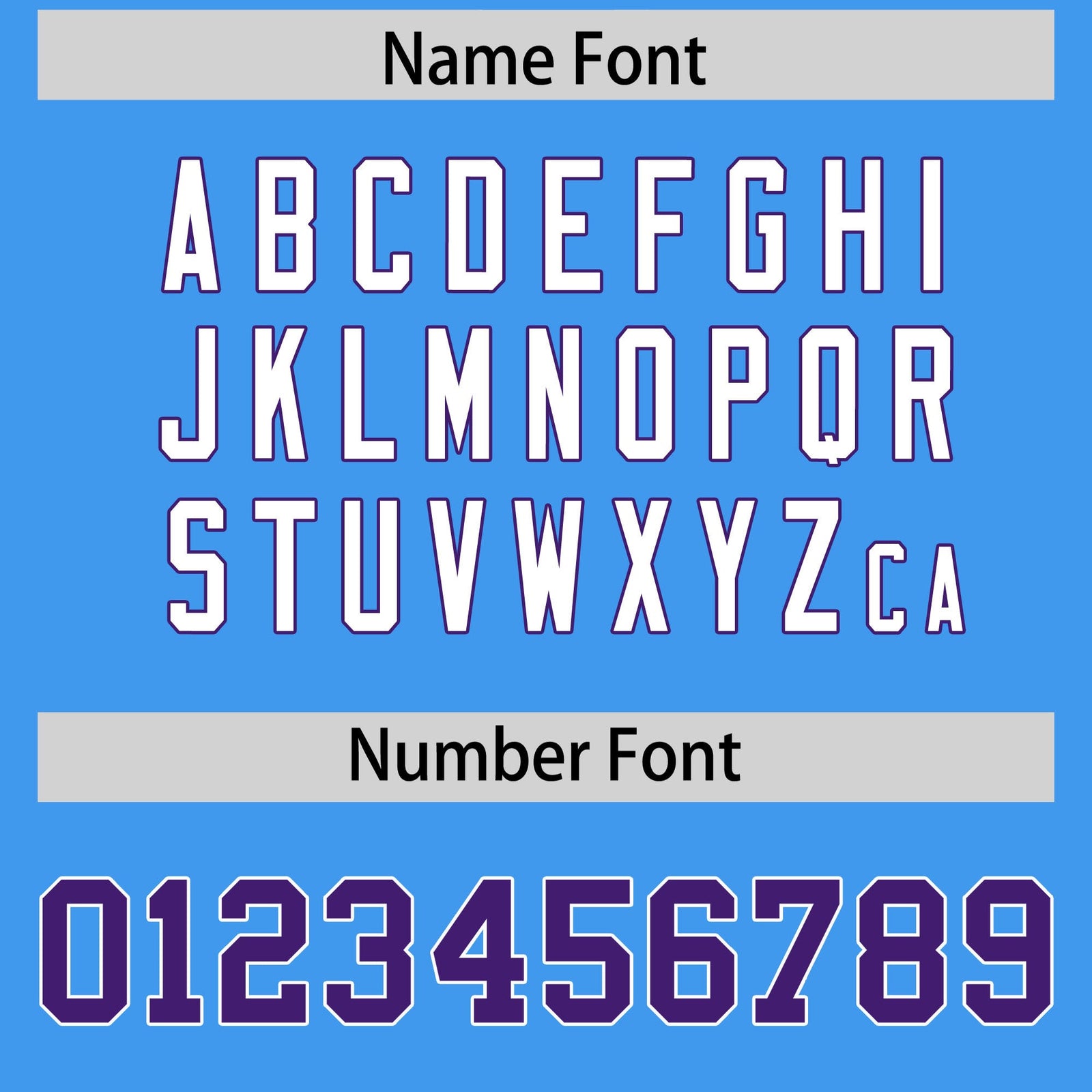 Custom Powder Blue Purple Personalized Shoulder Star Pattern Flag Football Jersey