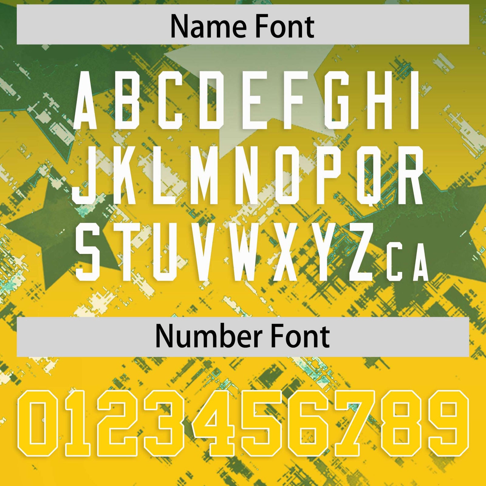 Custom Green and Gold Customize Flag Football Jersey - 7v7 Uniform| KXKSHOP