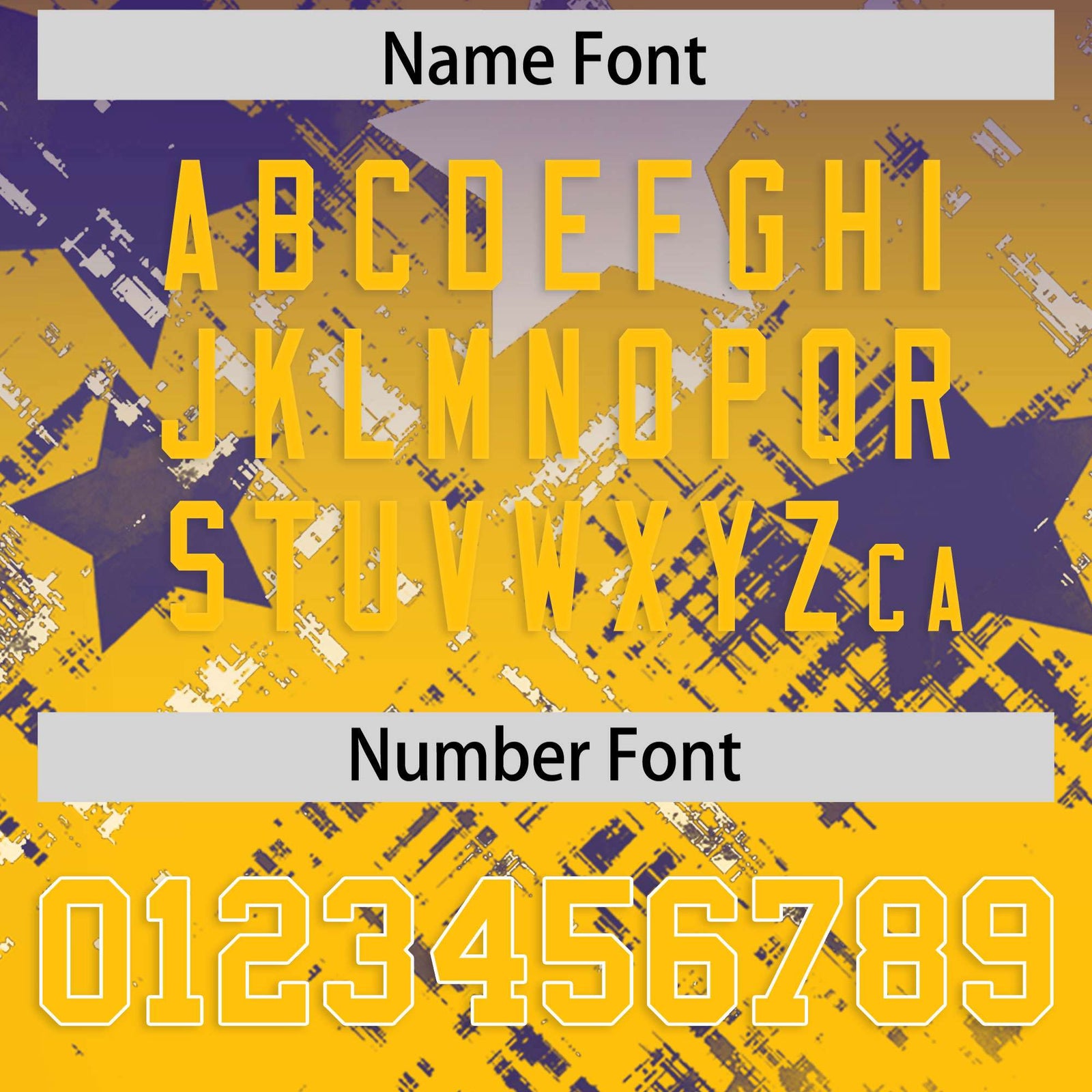 Custom Purple and Yellow Customize Flag Football Jersey - 7v7 Uniform| KXKSHOP