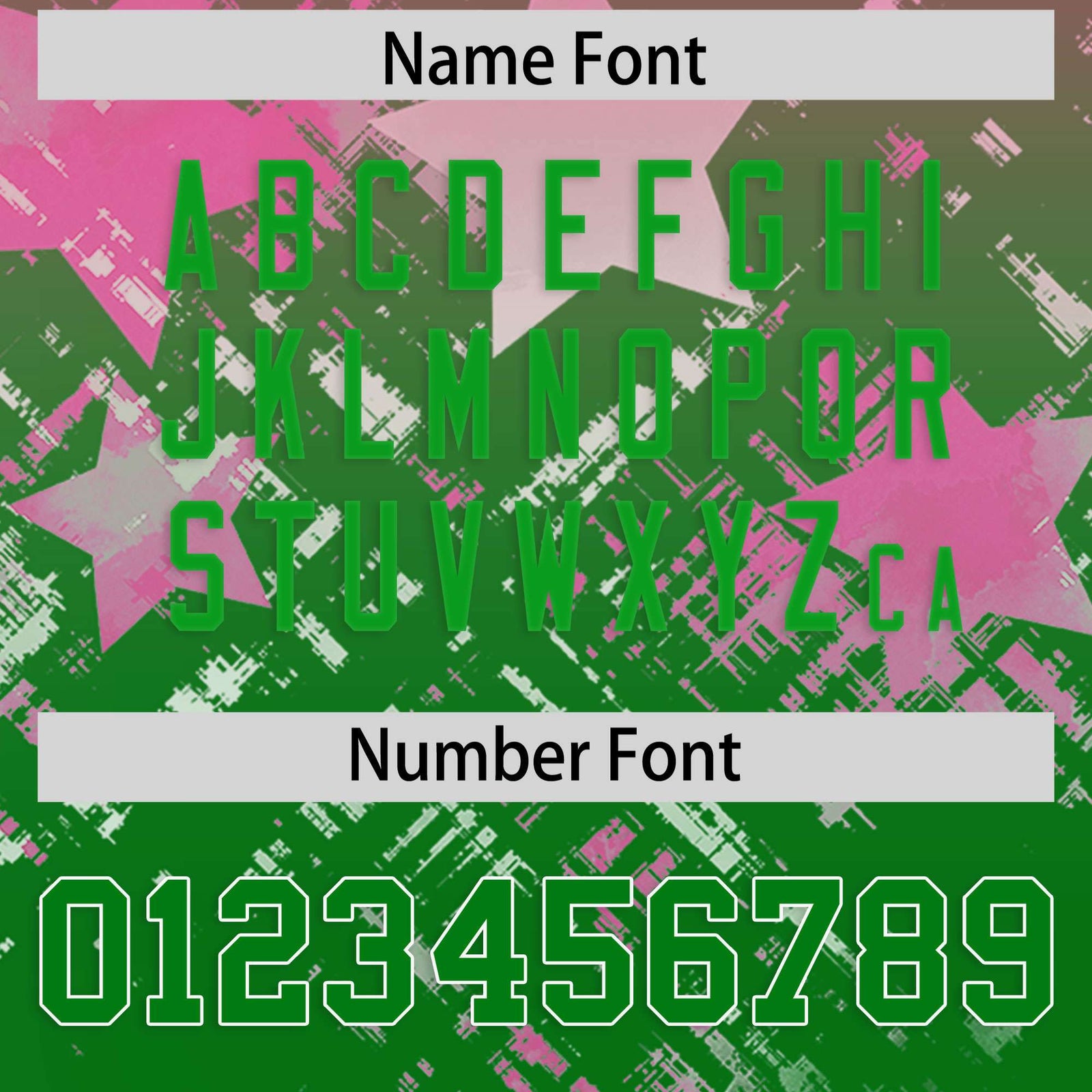 Custom Pink and Kelly Green Customize Flag Football Jersey - 7v7 Uniform| KXKSHOP