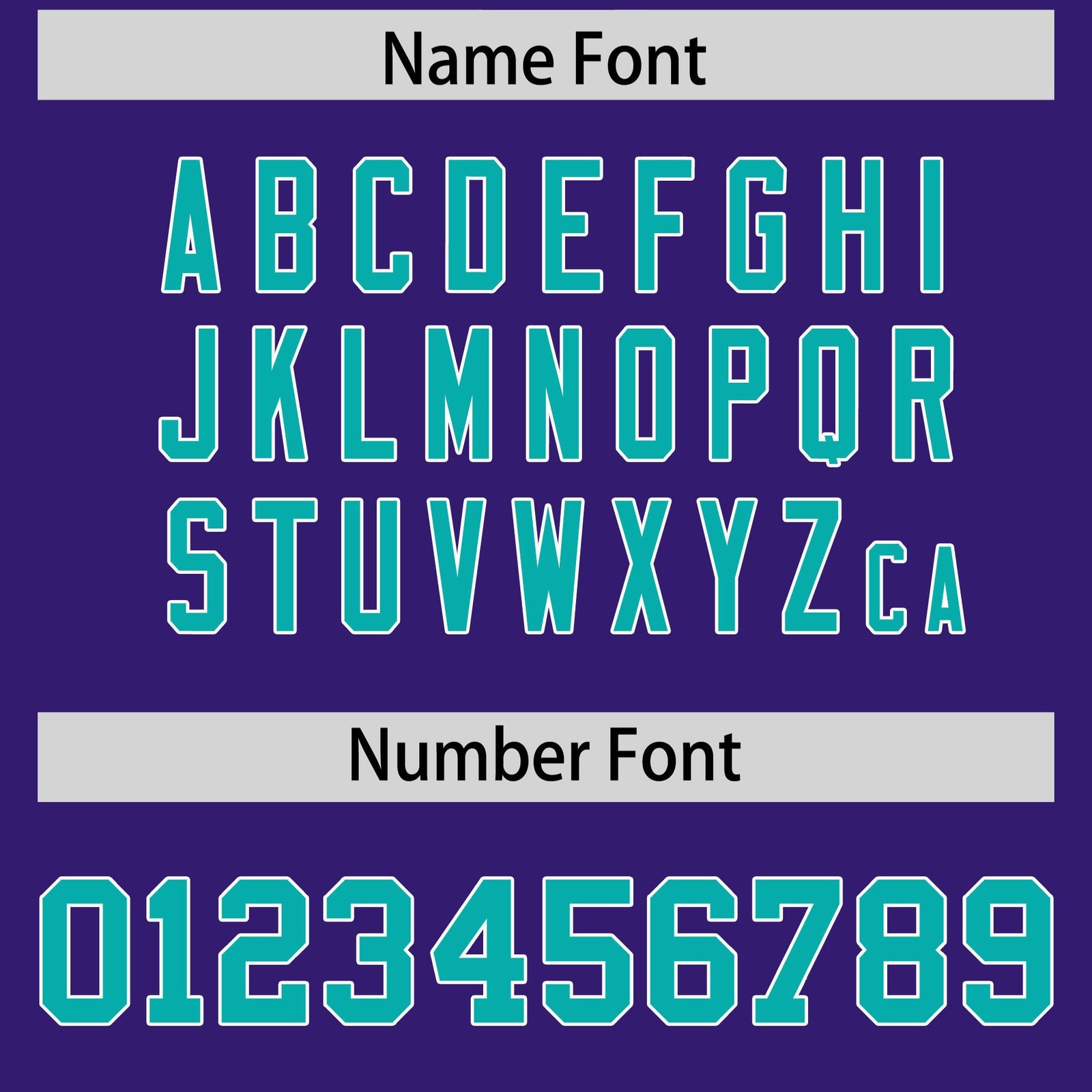 Custom Purple Aqua and White Side Stripe Pattern Authentic Football Jersey