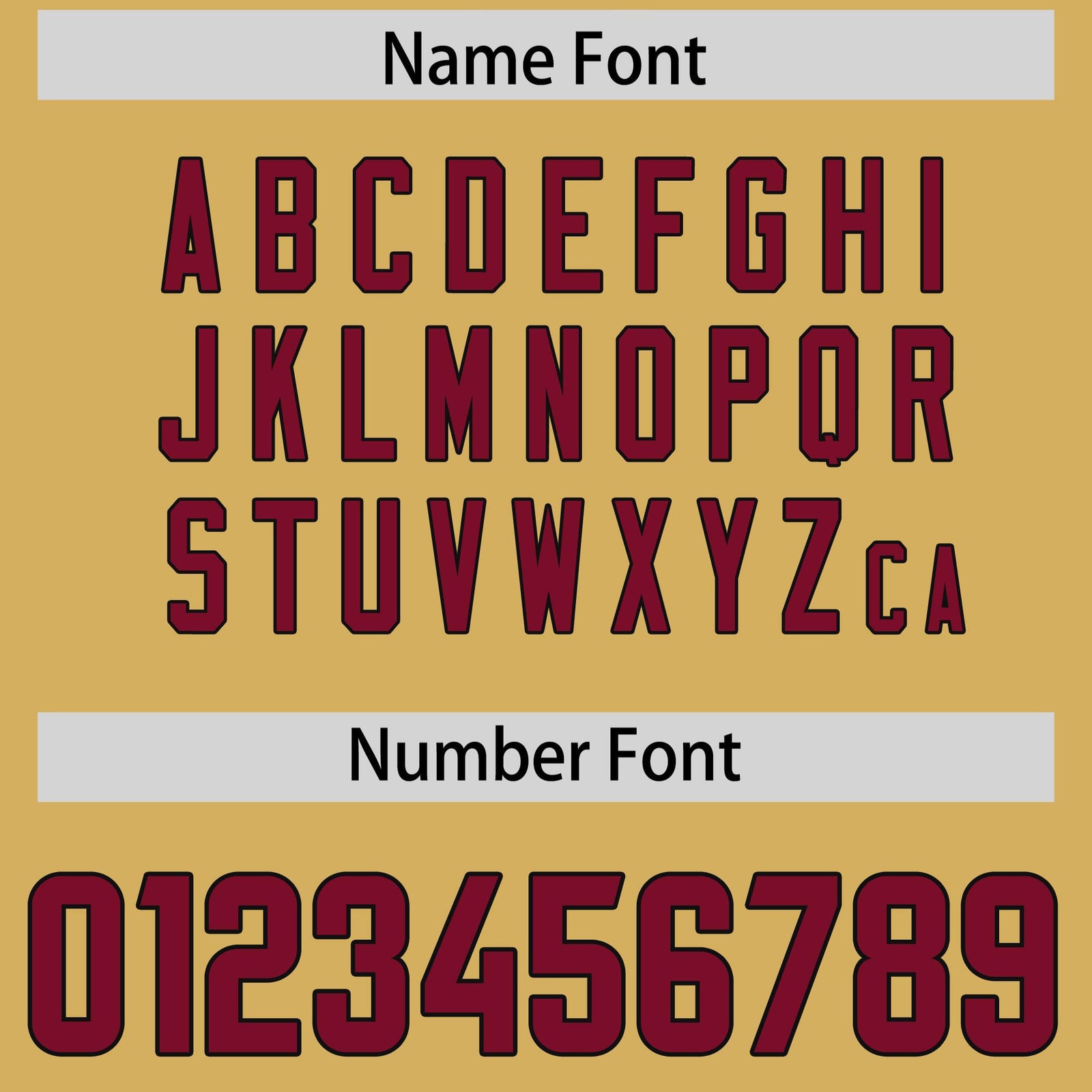 Custom Old Gold Cardinal and Black Side Stripe Pattern Authentic Football Jersey