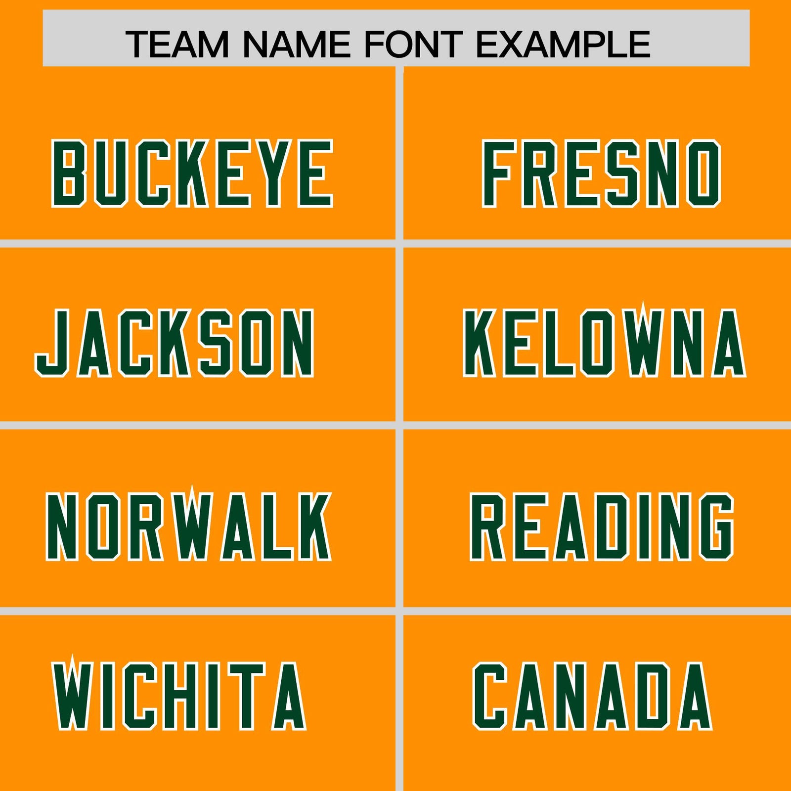 Custom Orange Green and White Side Stripe Pattern Authentic Football Jersey