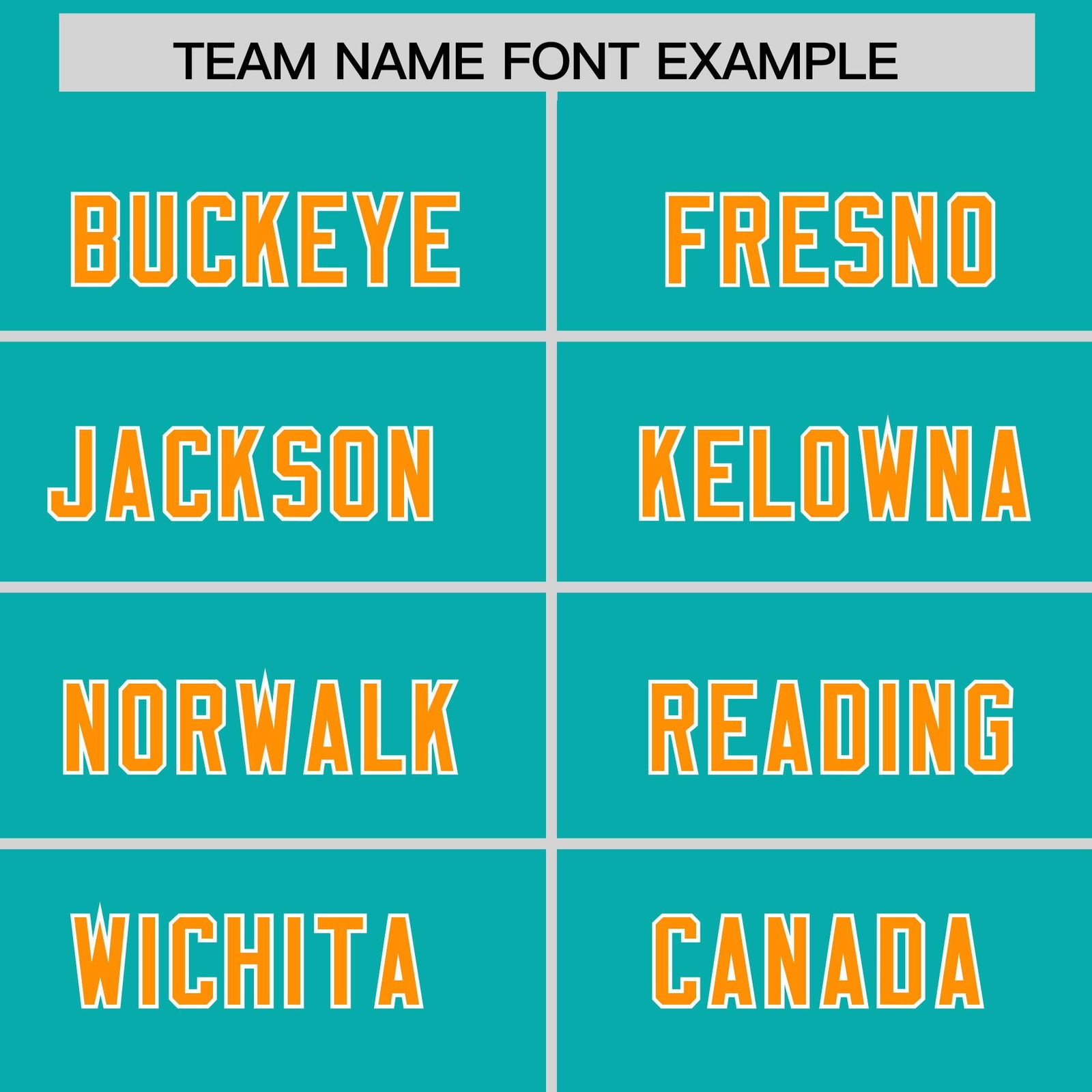 Custom Aqua Orange and White Side Stripe Pattern Authentic Football Jersey