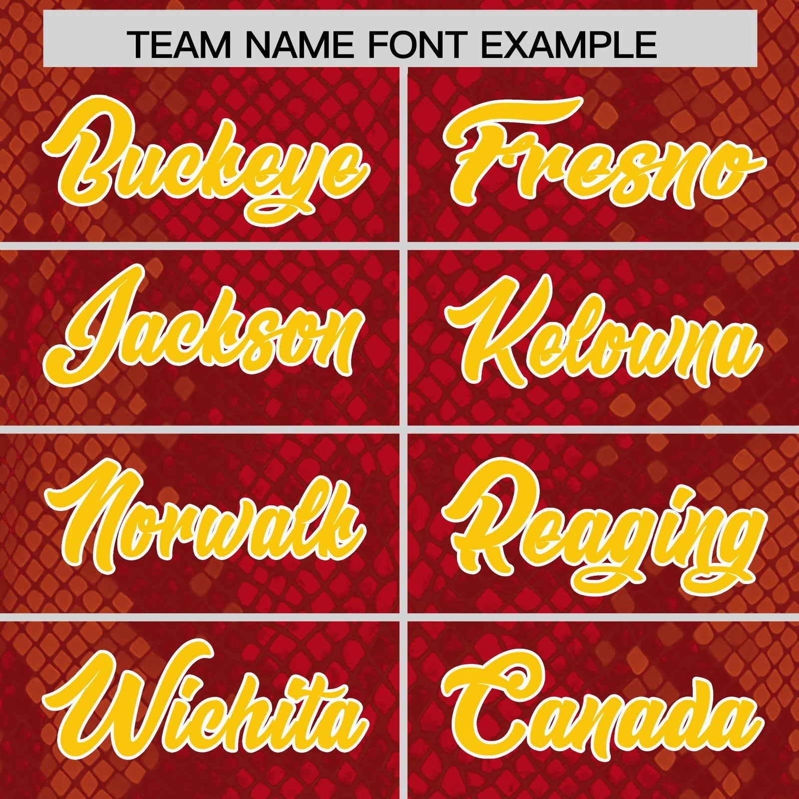 Custom Red Personalized Snakeskin Graffiti Pattern Authentic Football Jersey