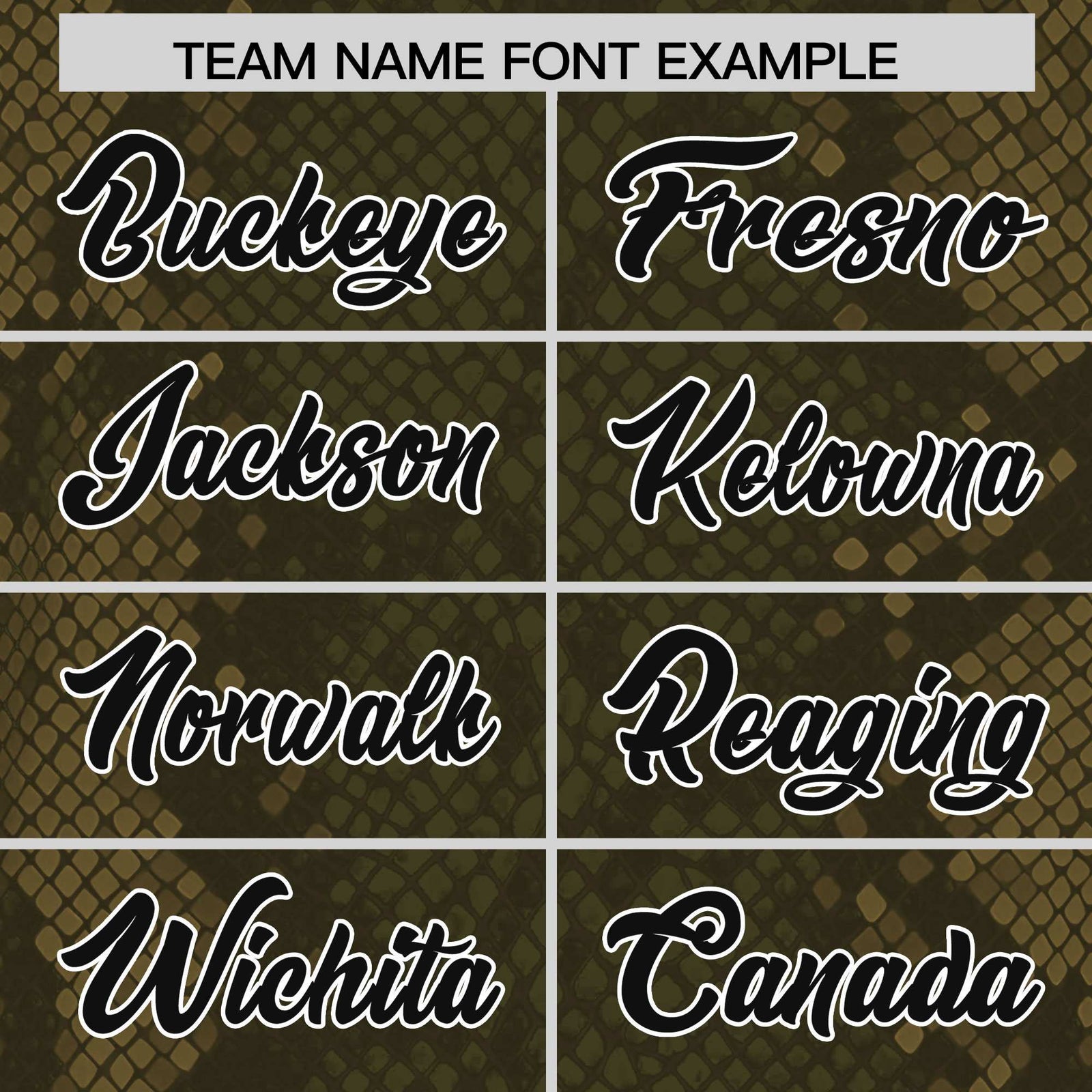 Custom Olive Personalized Snakeskin Graffiti Pattern Authentic Football Jersey