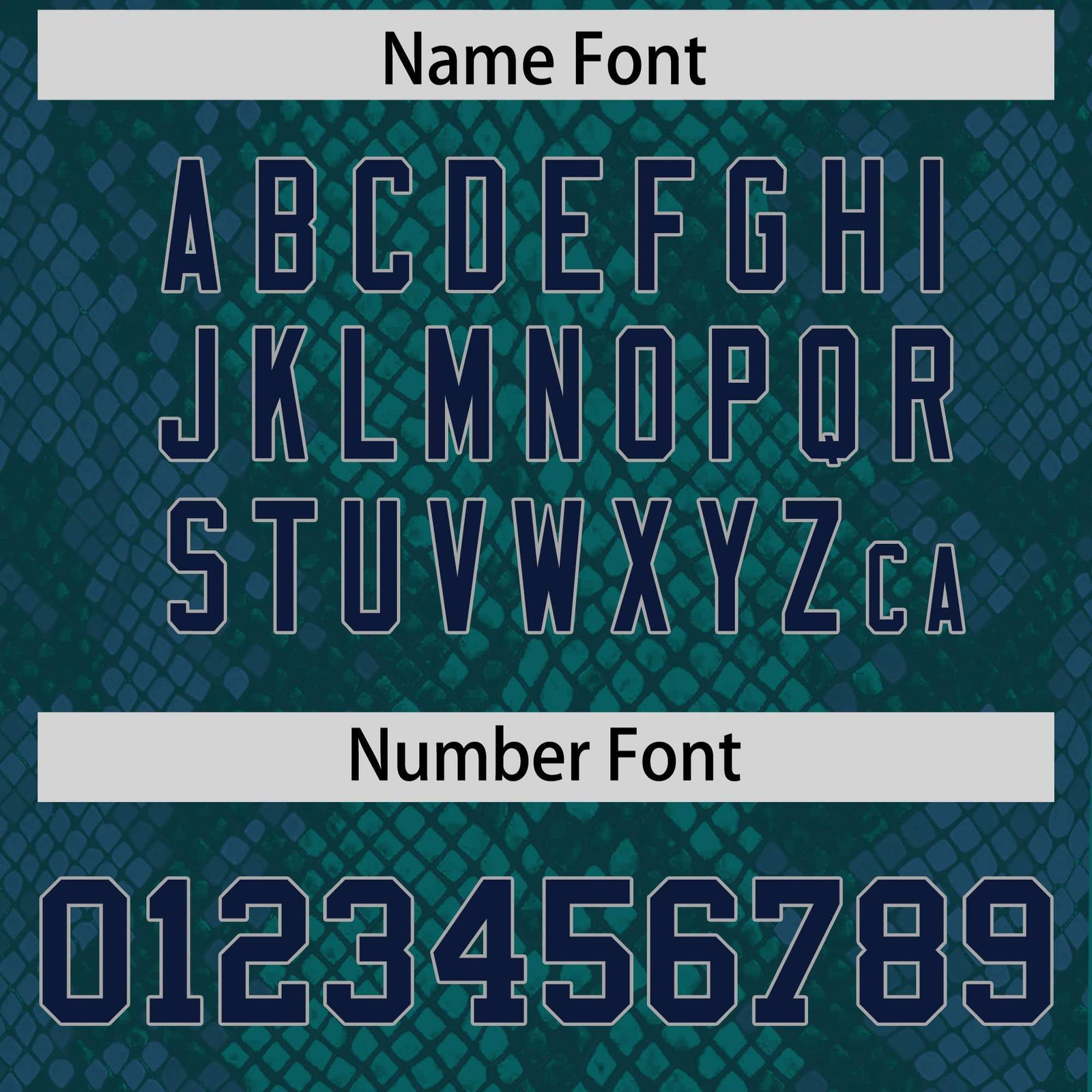 Custom Aqua Personalized Snakeskin Graffiti Pattern Authentic Football Jersey