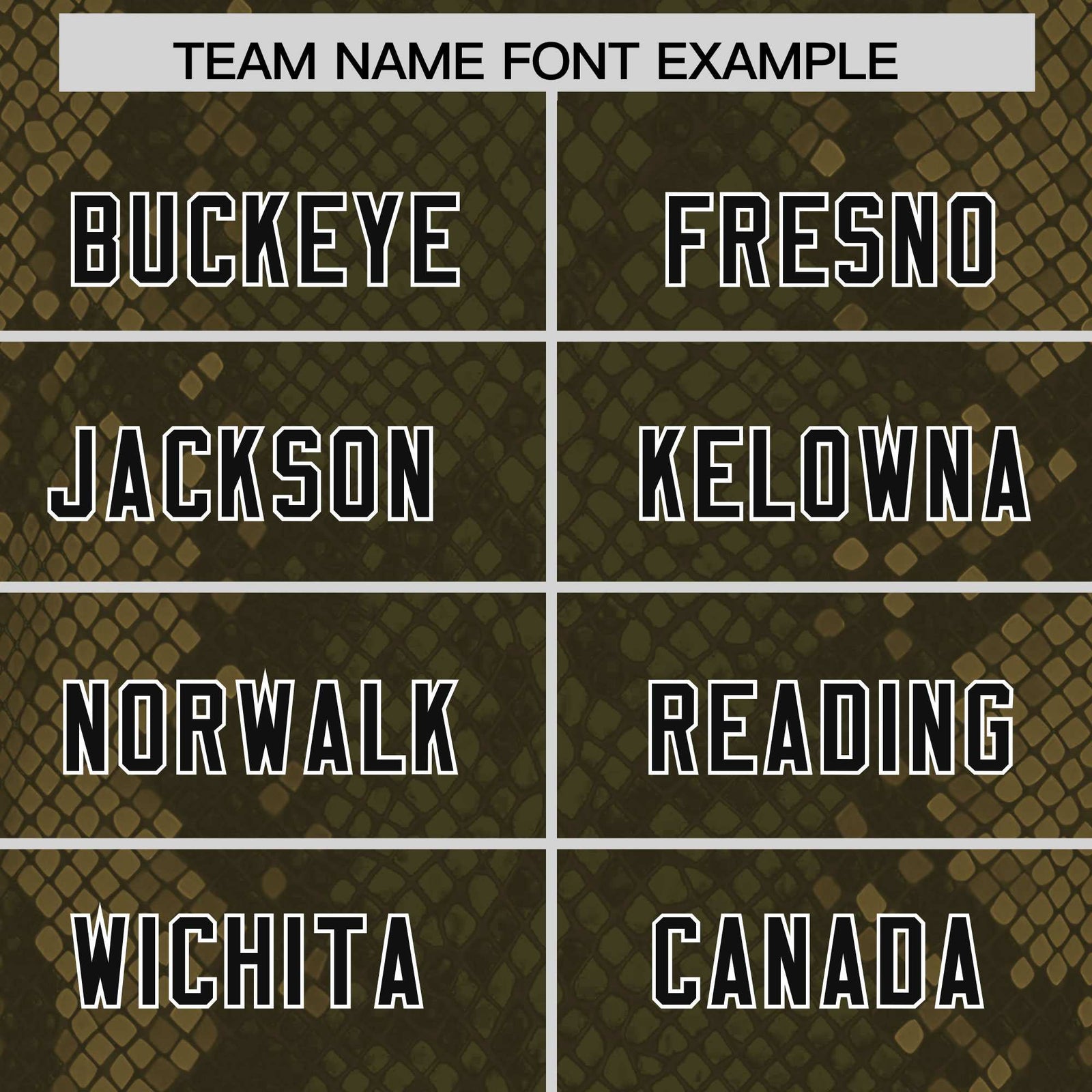 Custom Olive Personalized Snakeskin Graffiti Pattern Authentic Football Jersey