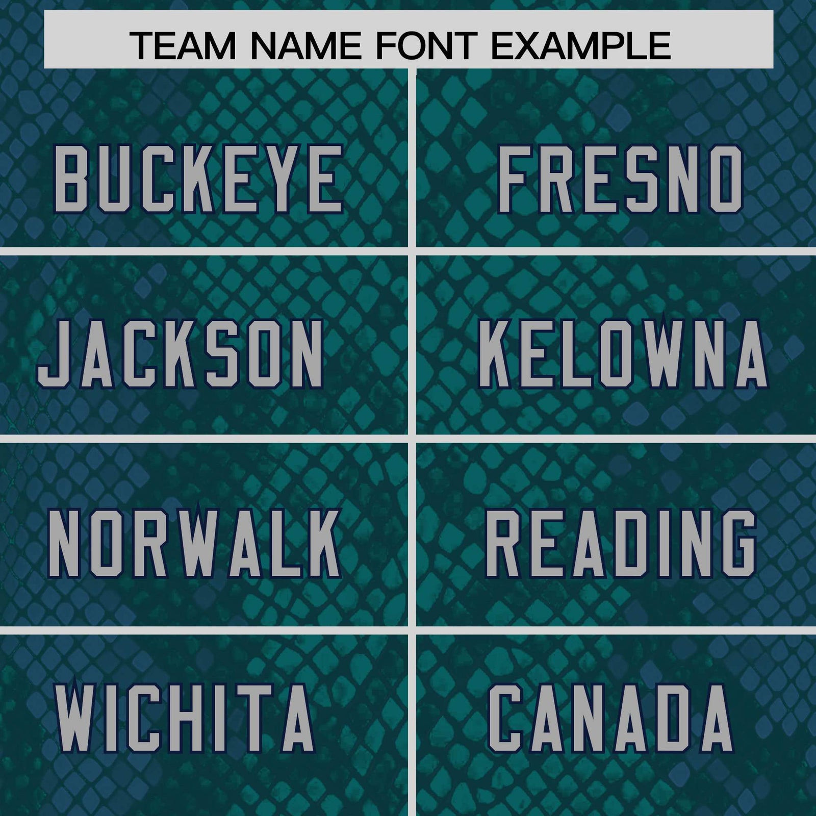 Custom Aqua Personalized Snakeskin Graffiti Pattern Authentic Football Jersey