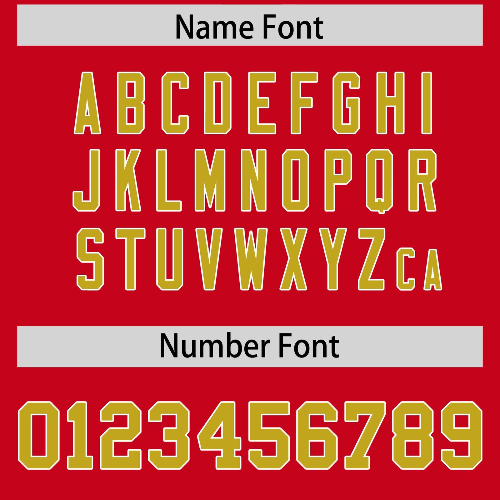 Custom Flag Football Jersey | Red Old Gold Color Block For Youth & Men | Add Name, Number & Logo | KXKSHOP