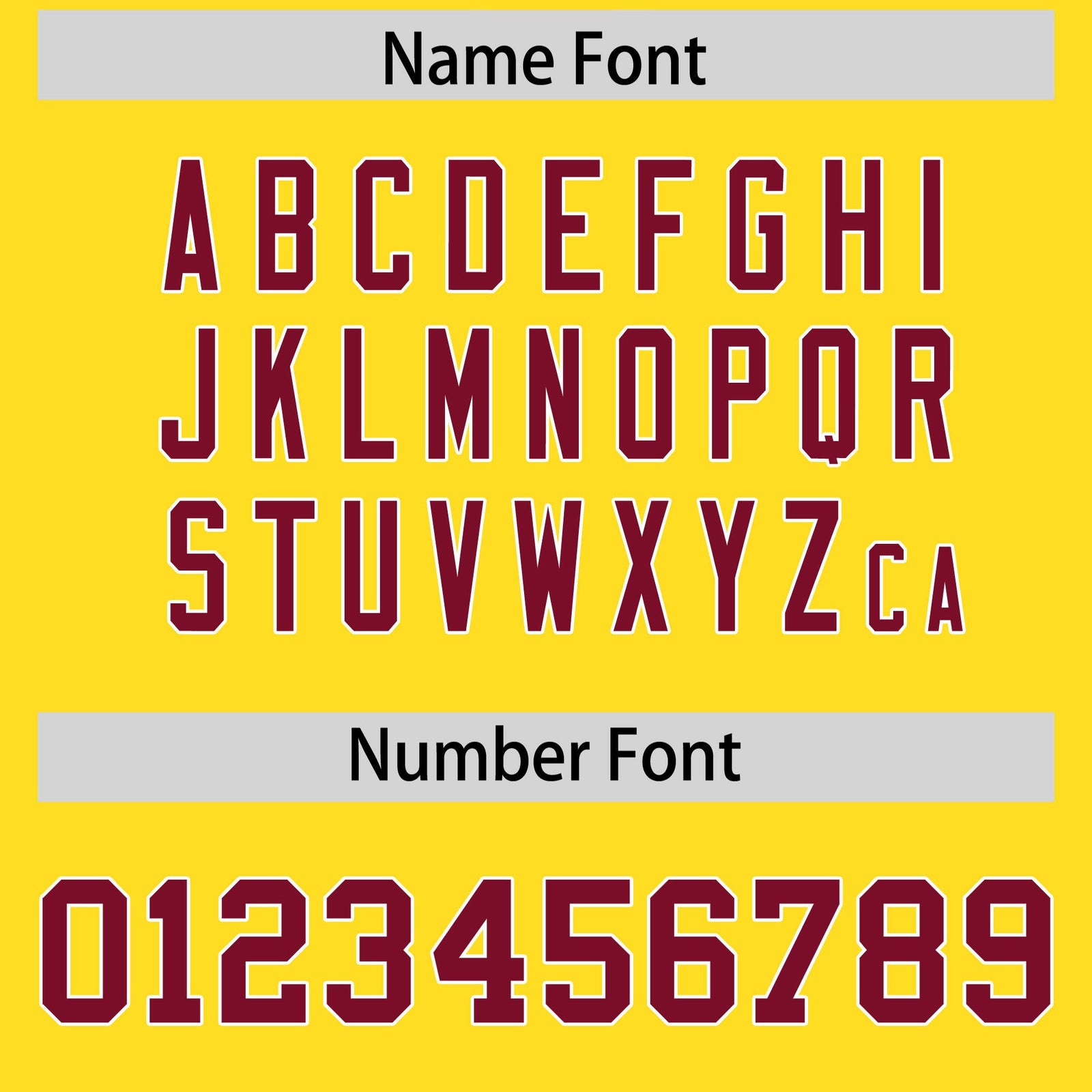 Custom Flag Football Jersey | Gold Crimson Color Block For Youth & Men | Add Name, Number & Logo | KXKSHOP