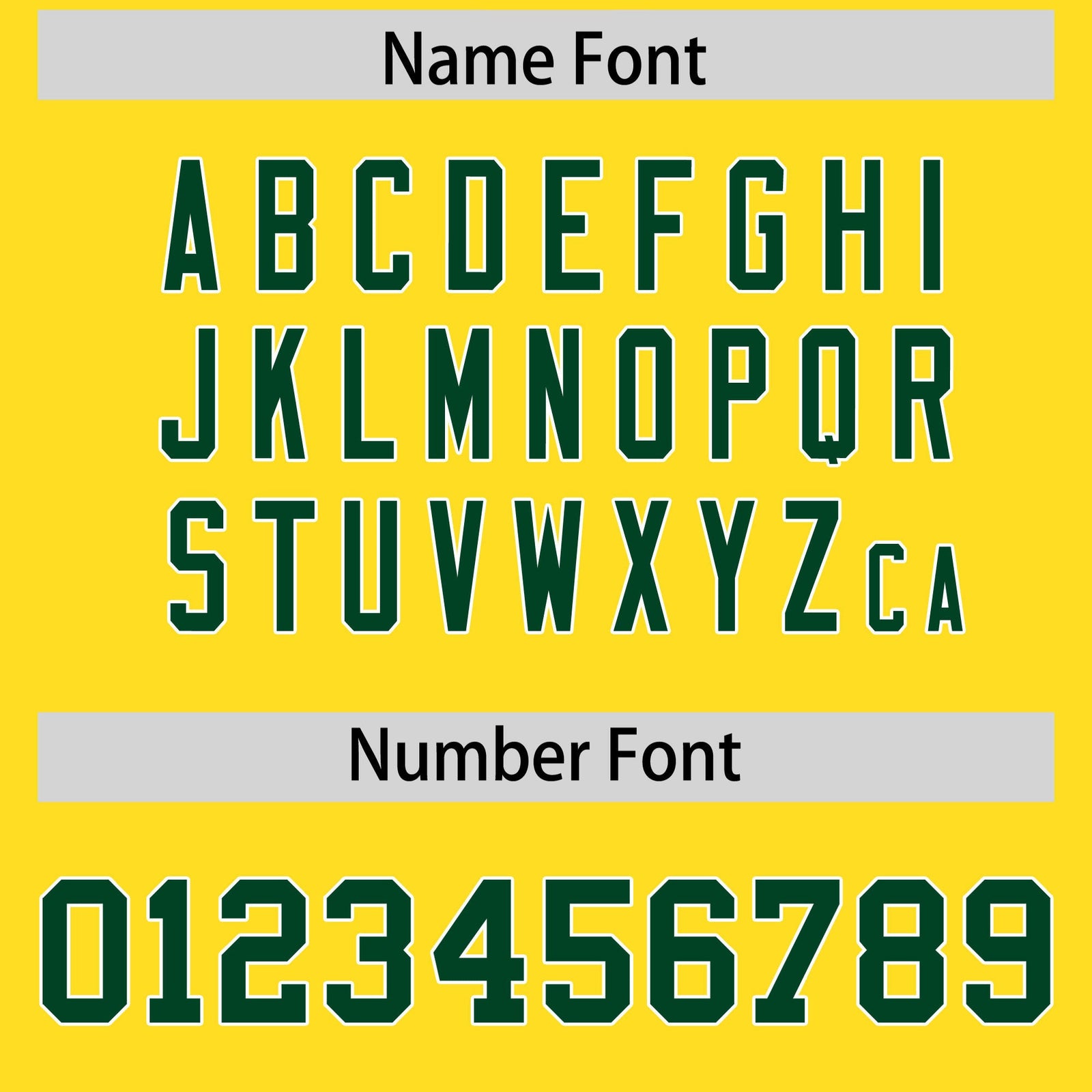 Custom Flag Football Jersey | Gold Green Color Block For Youth & Men | Add Name, Number & Logo | KXKSHOP