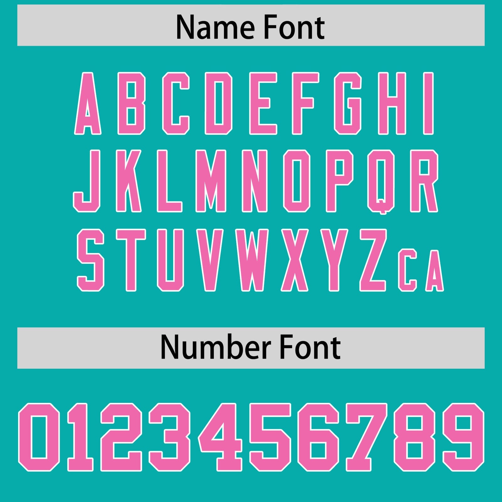 Custom Flag Football Jersey | Aqua Pink Color Block For Youth & Men | Add Name, Number & Logo | KXKSHOP