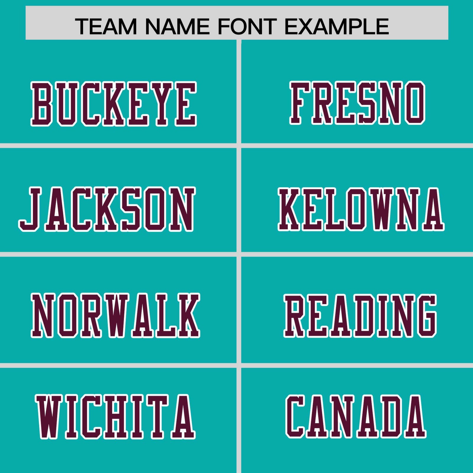 Custom Flag Football Jersey | Aqua Crimson Color Block For Youth & Men | Add Name, Number & Logo | KXKSHOP