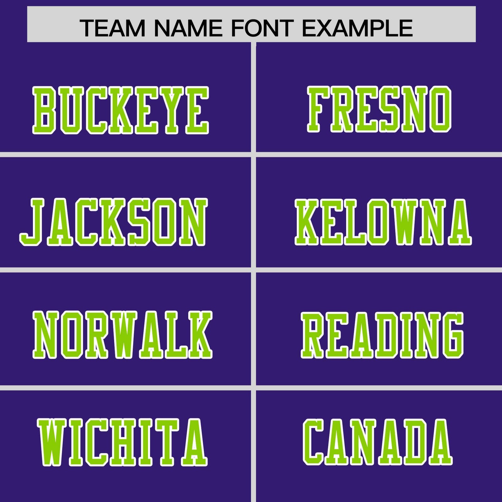 Custom Flag Football Jersey | Purple Neon Green Color Block For Youth & Men | Add Name, Number & Logo | KXKSHOP