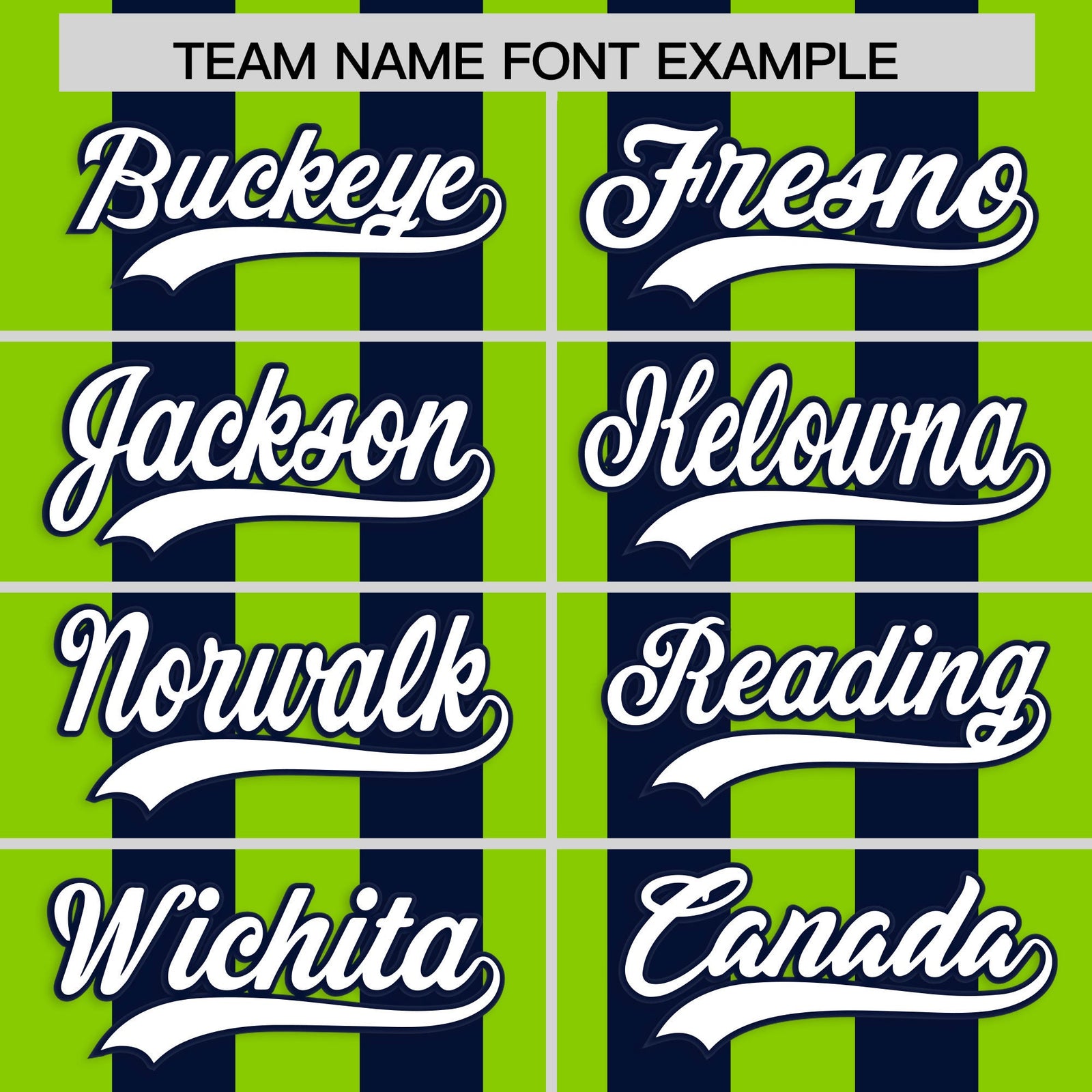 Custom Navy Neon Green Vertical Stripes Design Performance Polo Shirt