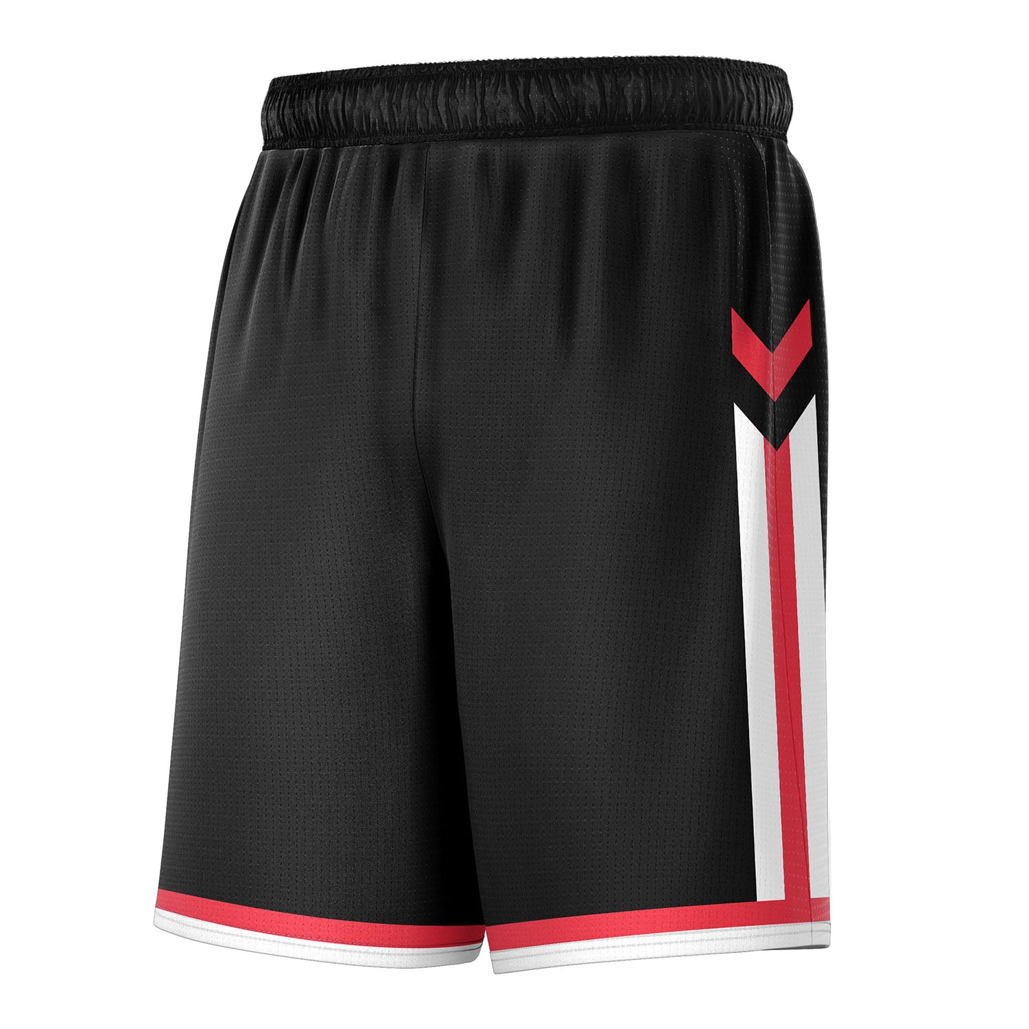 Fans-Made | Custom Black Red Design Sportswear Basketball Shorts – Available for Reorder